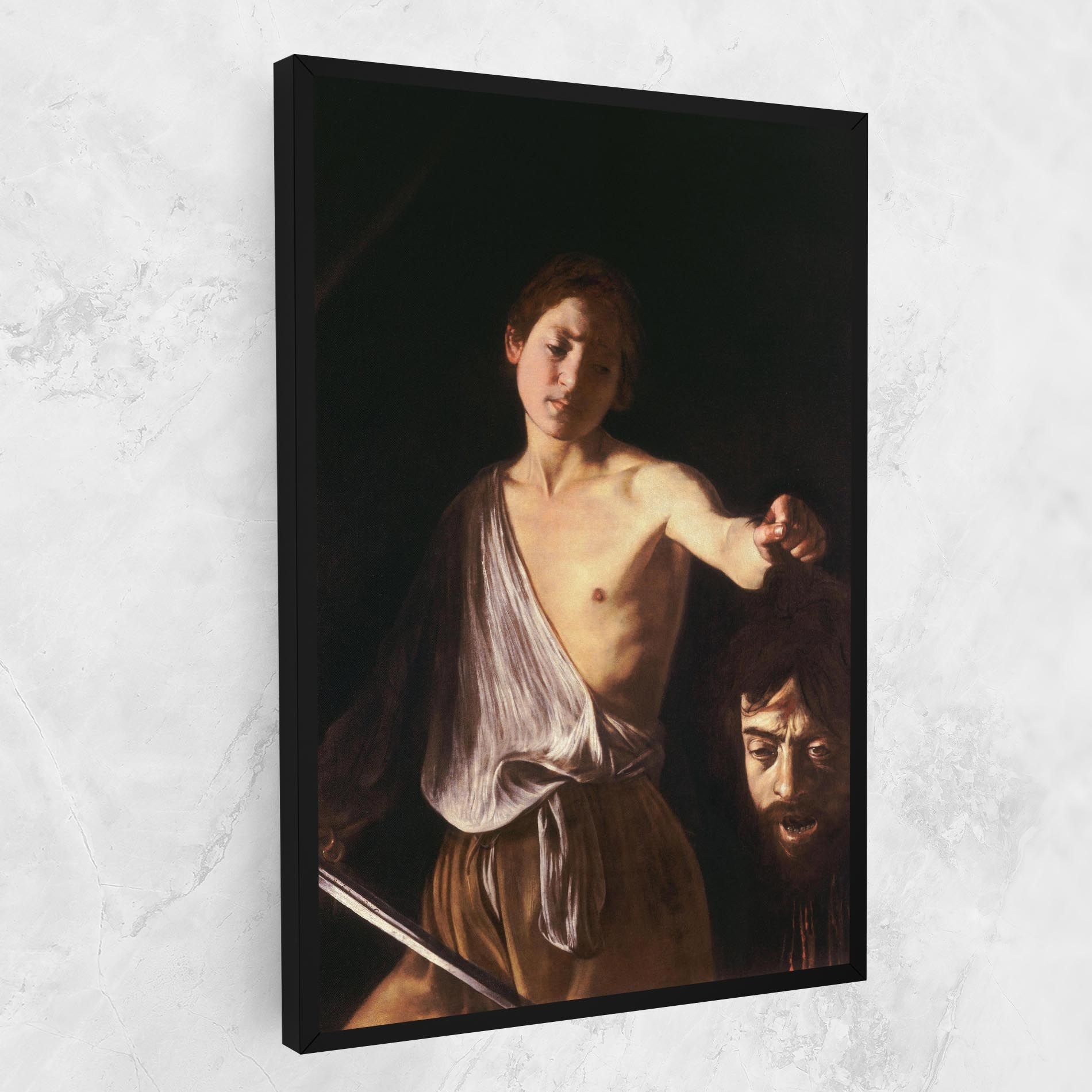 David With The Head Of Goliath mockup 1