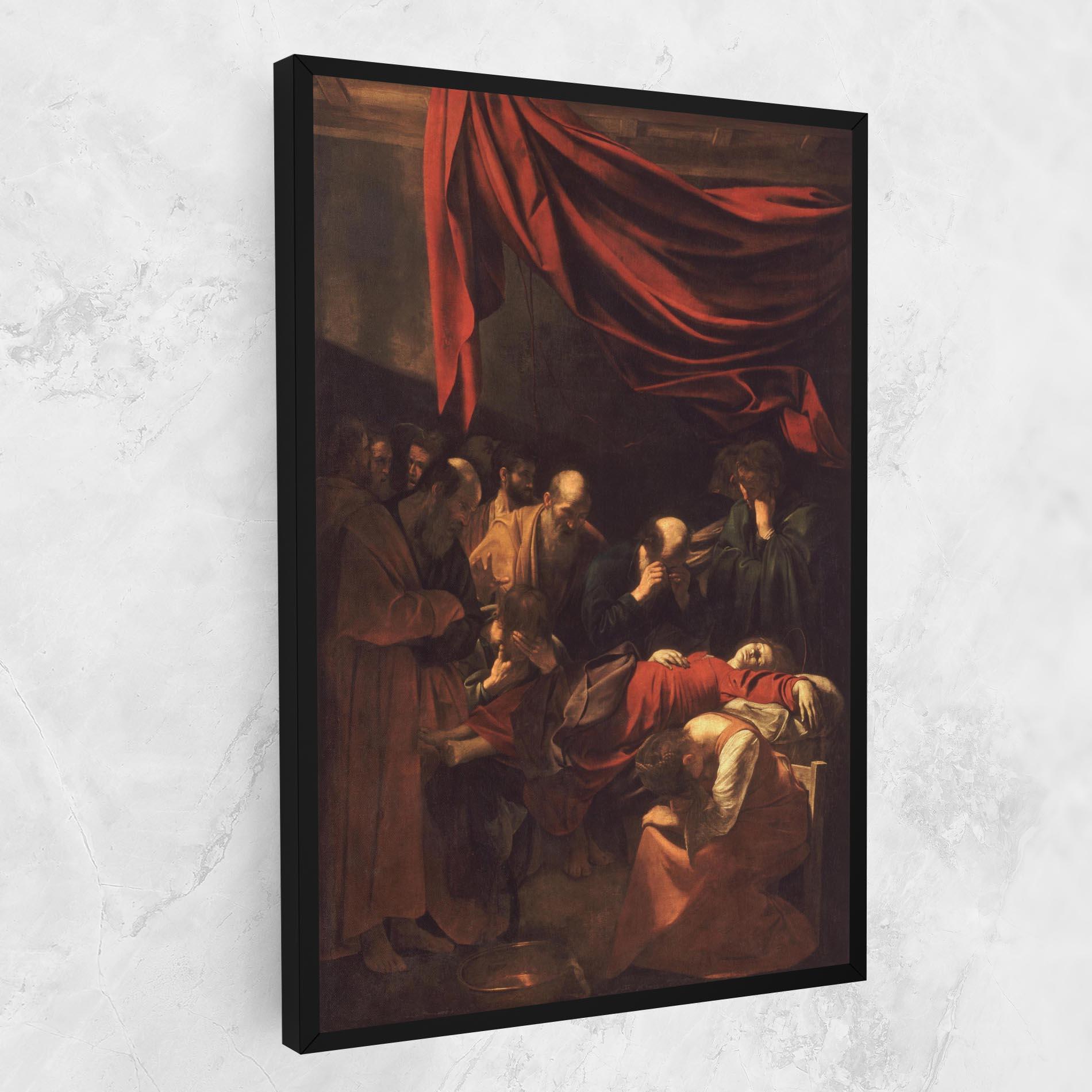 Картина на платно Death Of The Virgin mockup 1