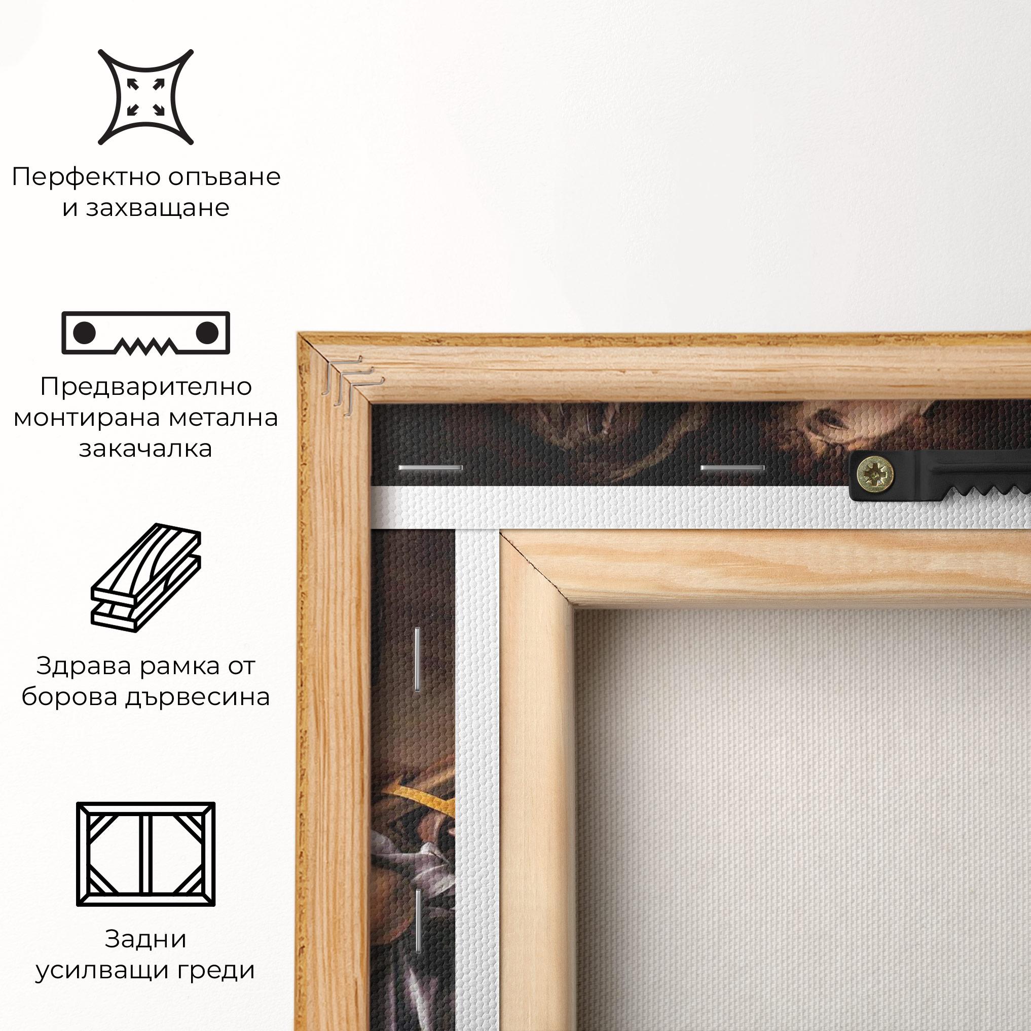 Картина на платно Amor Vincet Omnia mockup 5