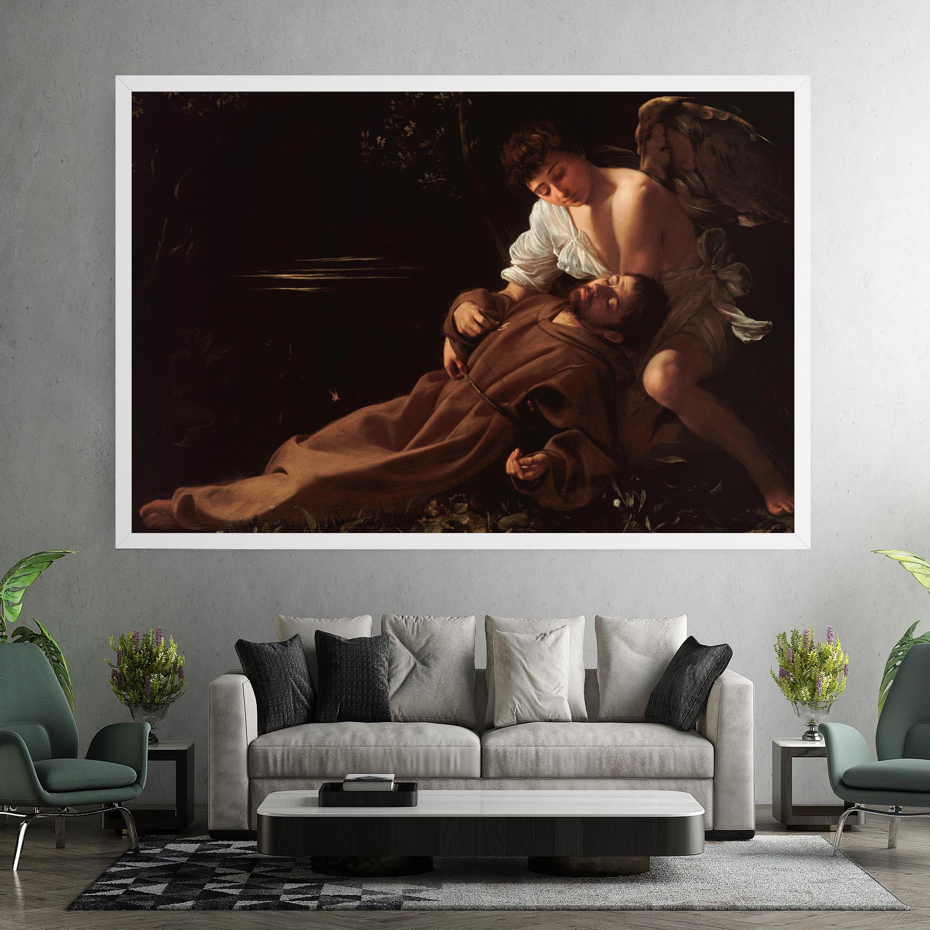 Картина на платно Francis Of Assisi In Ecstasy mockup 7
