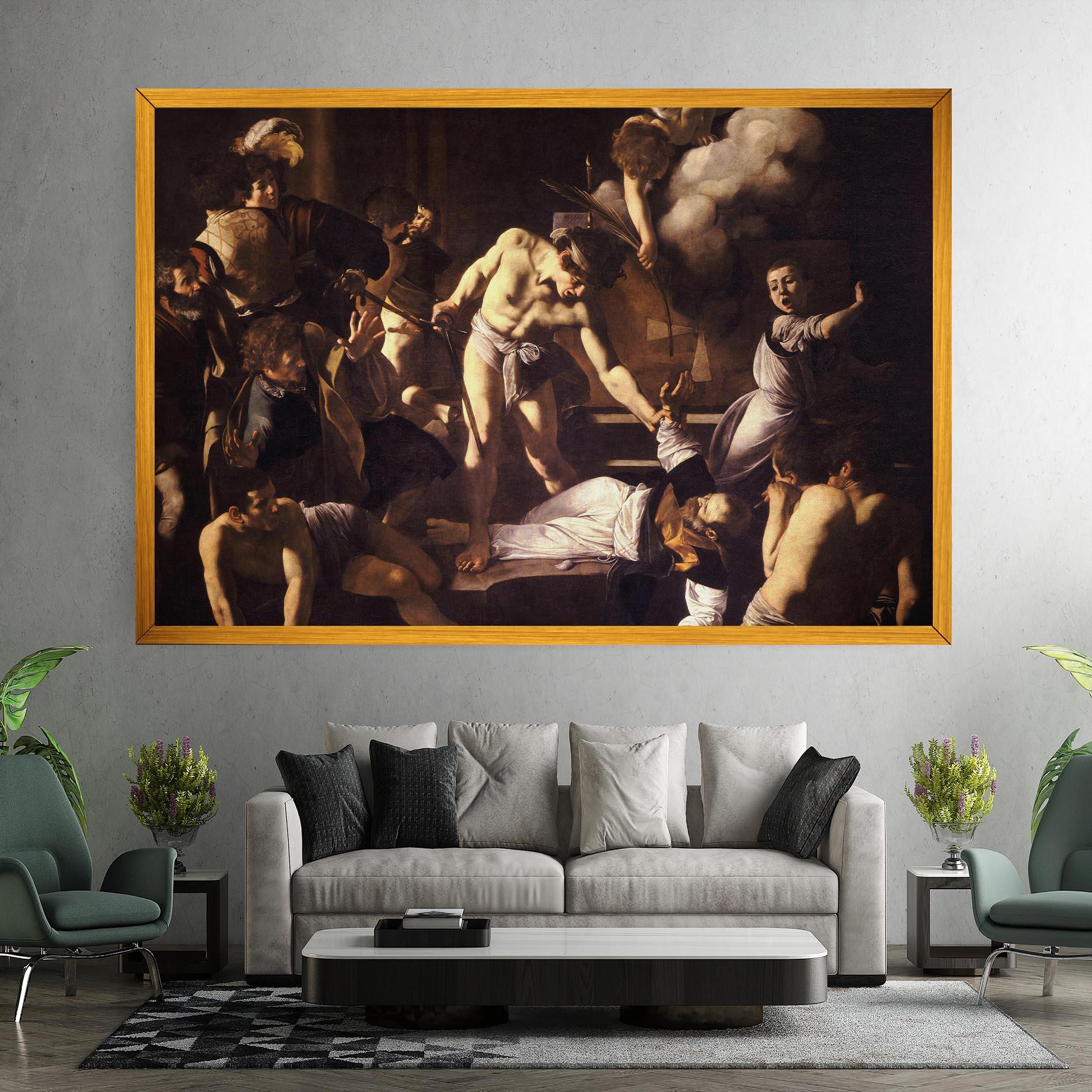 Картина на платно The Martyrdom mockup 7