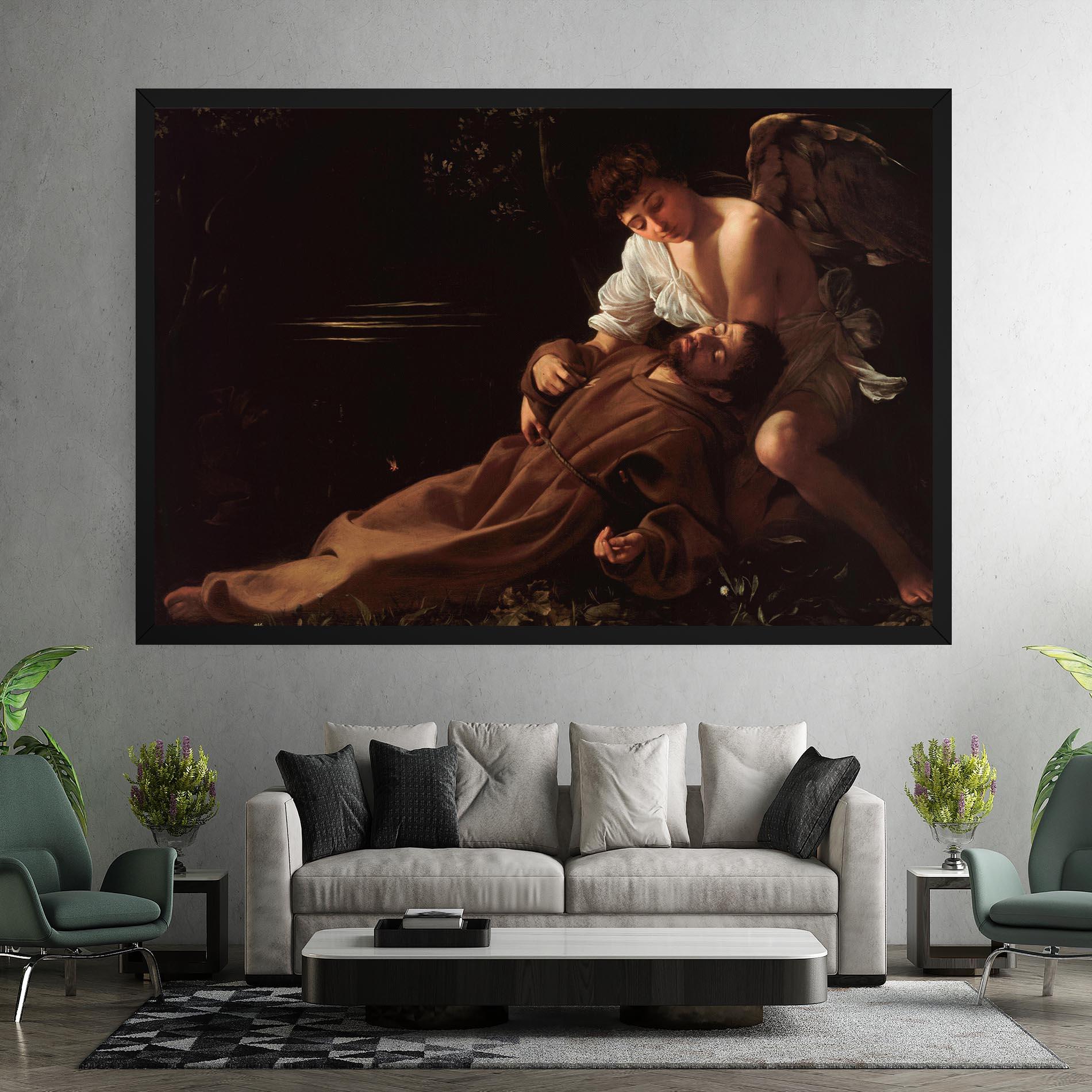 Картина на платно Francis Of Assisi In Ecstasy mockup 7