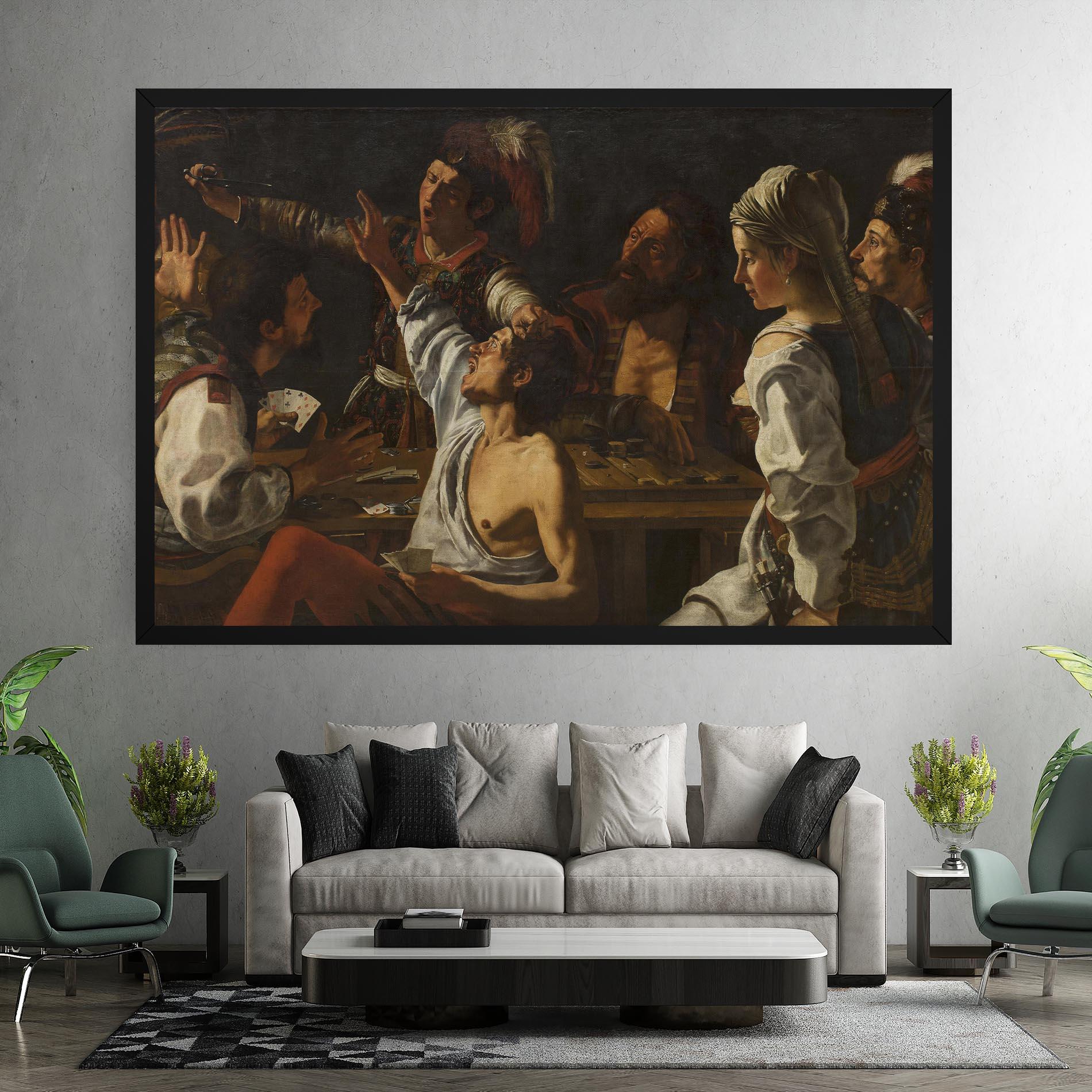 Картина на платно Rombouts Backgammon mockup 7