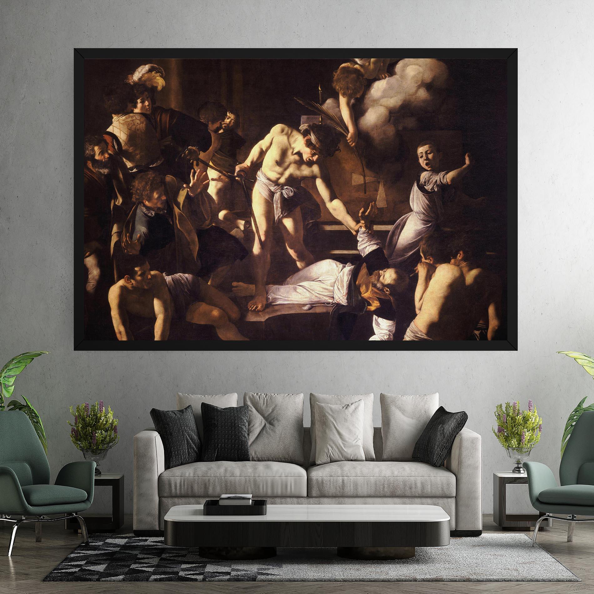 Картина на платно The Martyrdom mockup 7