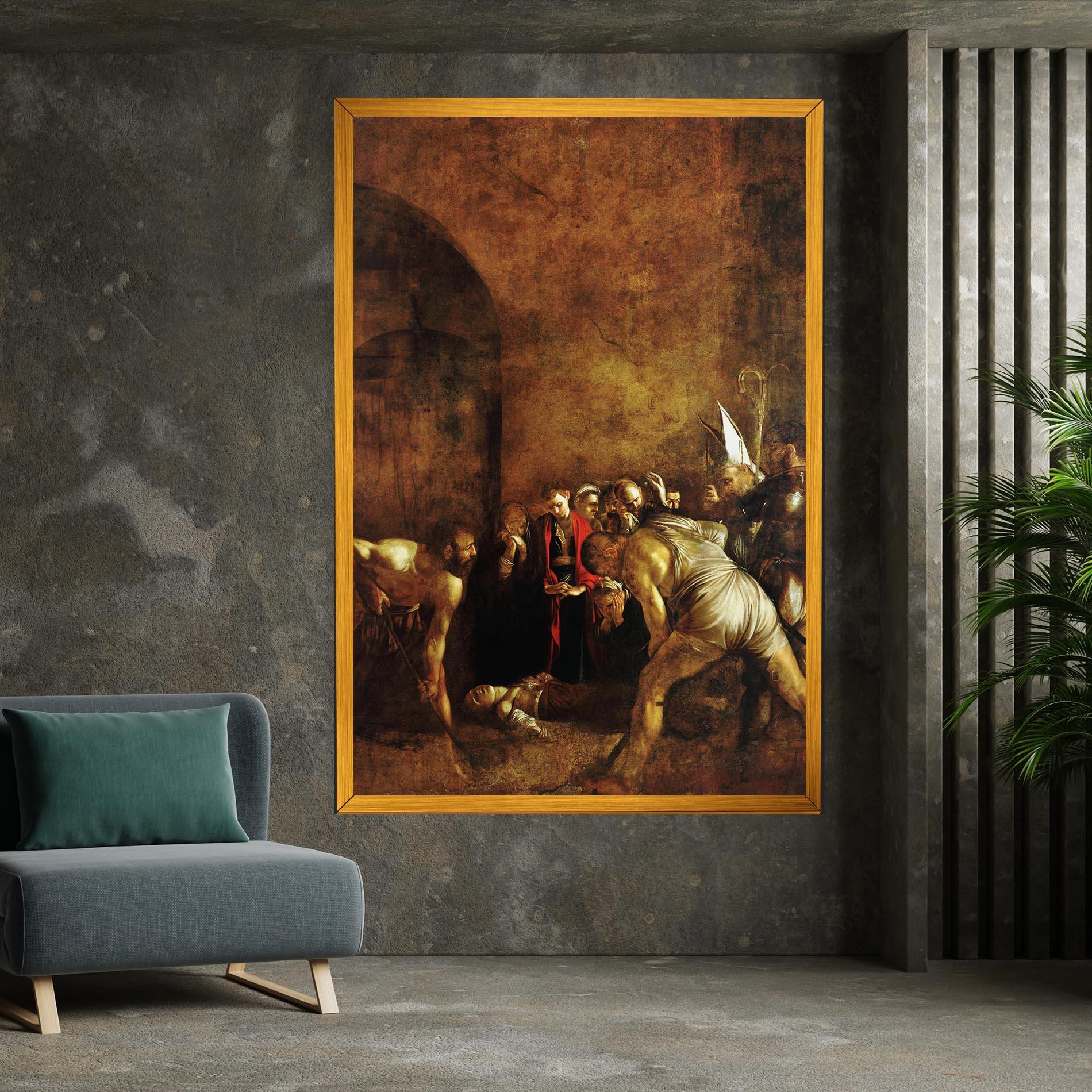 Картина на платно Burial Of Saint Lucy mockup 7