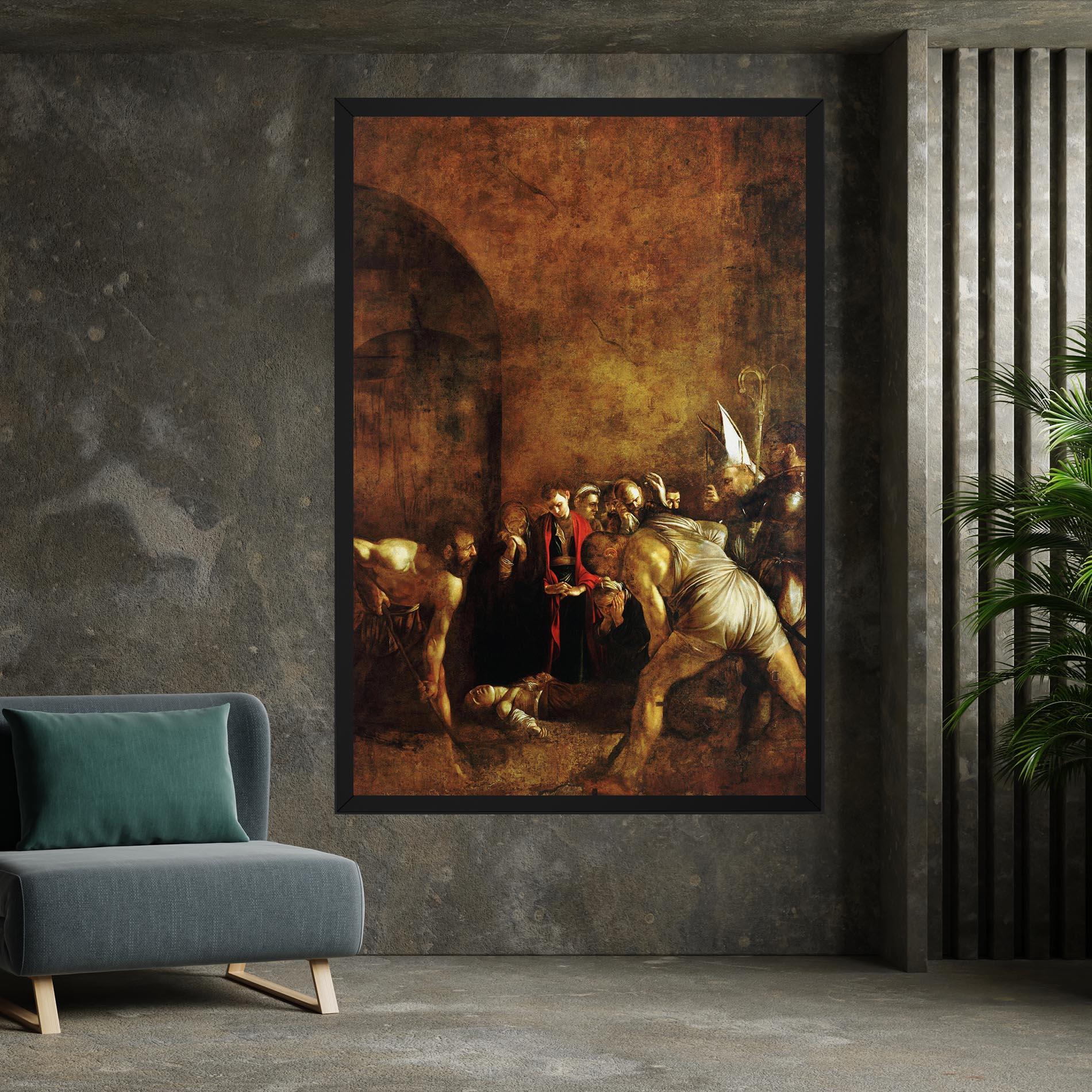 Картина на платно Burial Of Saint Lucy mockup 7