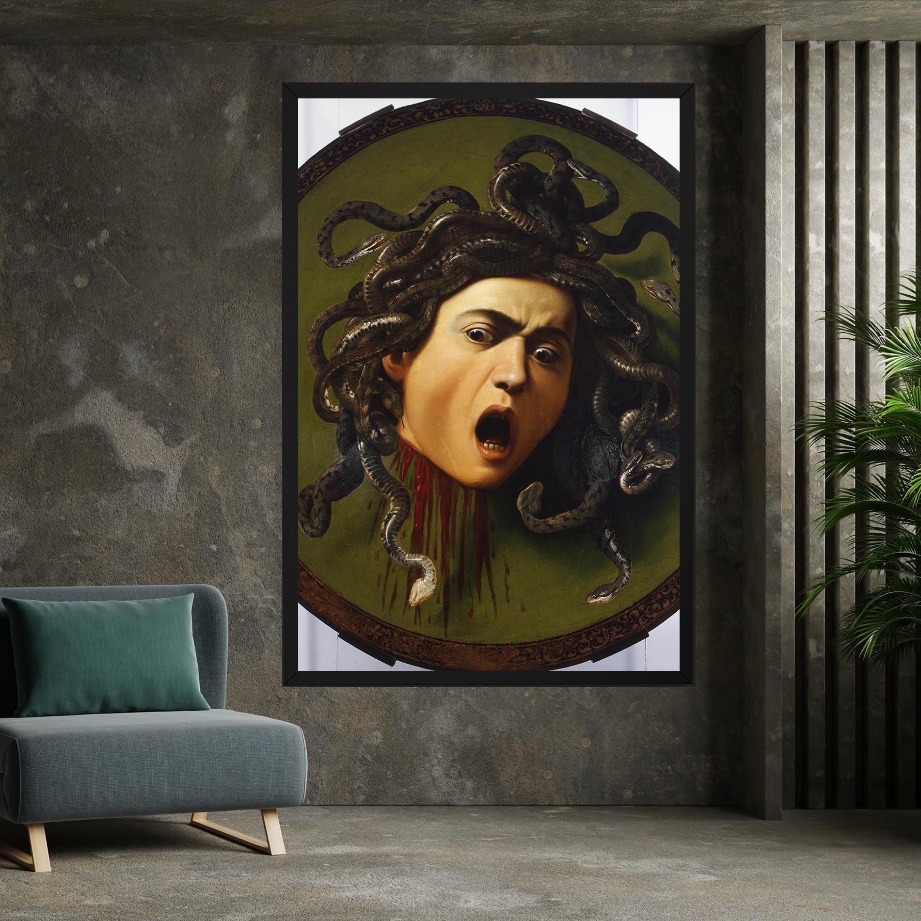 Caravaggio Medusa mockup 7