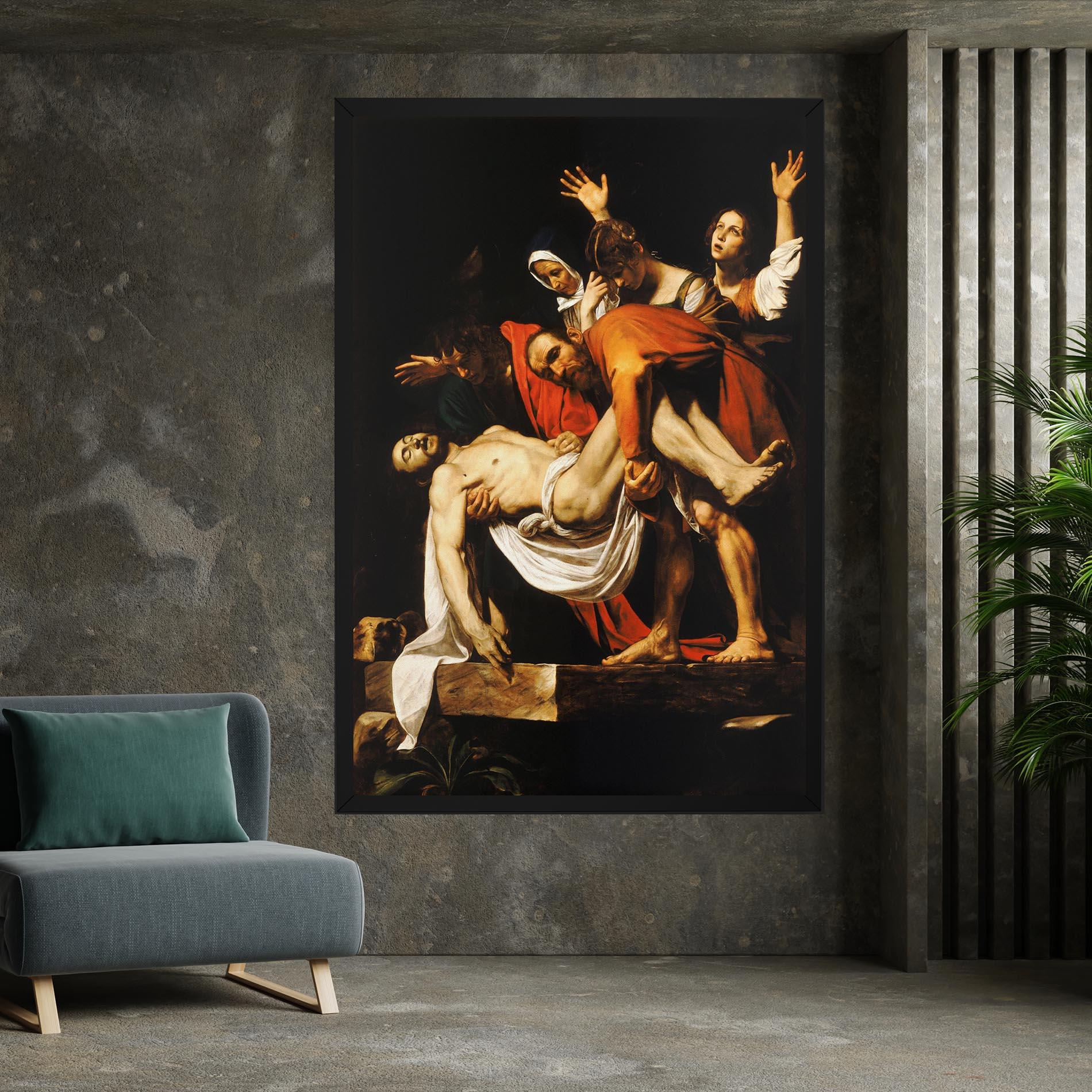 Картина на платно The Entombment Of Christ mockup 7