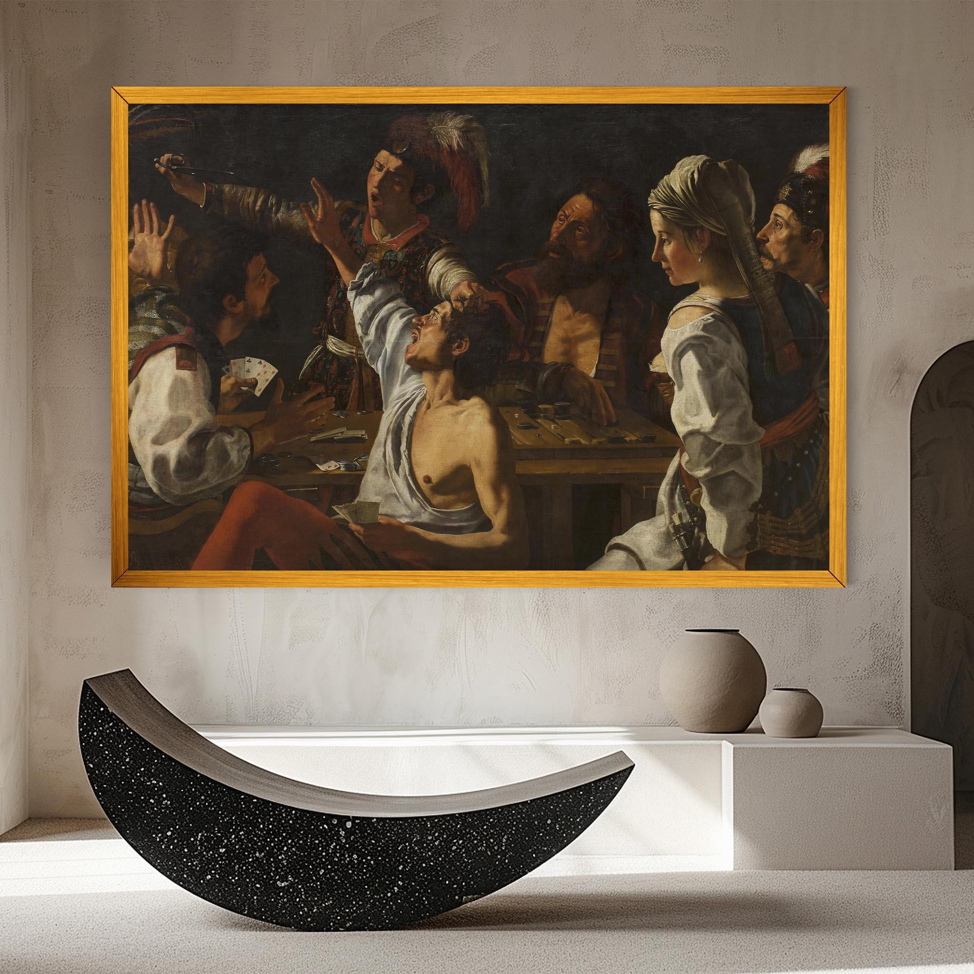 Картина на платно Rombouts Backgammon mockup 8