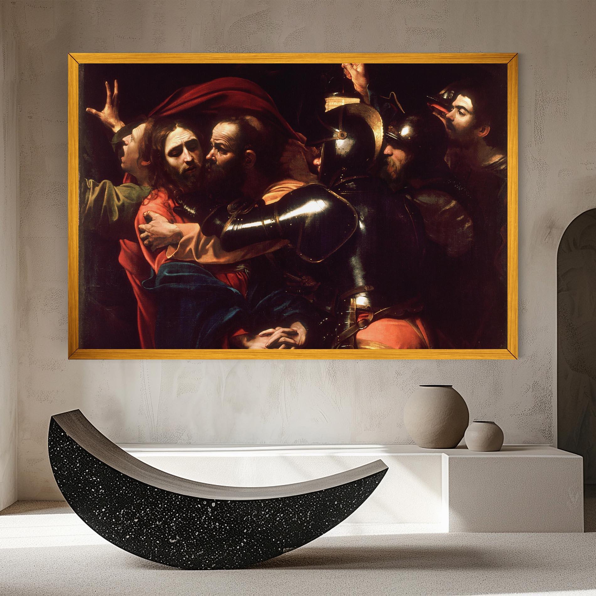 Картина на платно The Taking Of Christ mockup 8