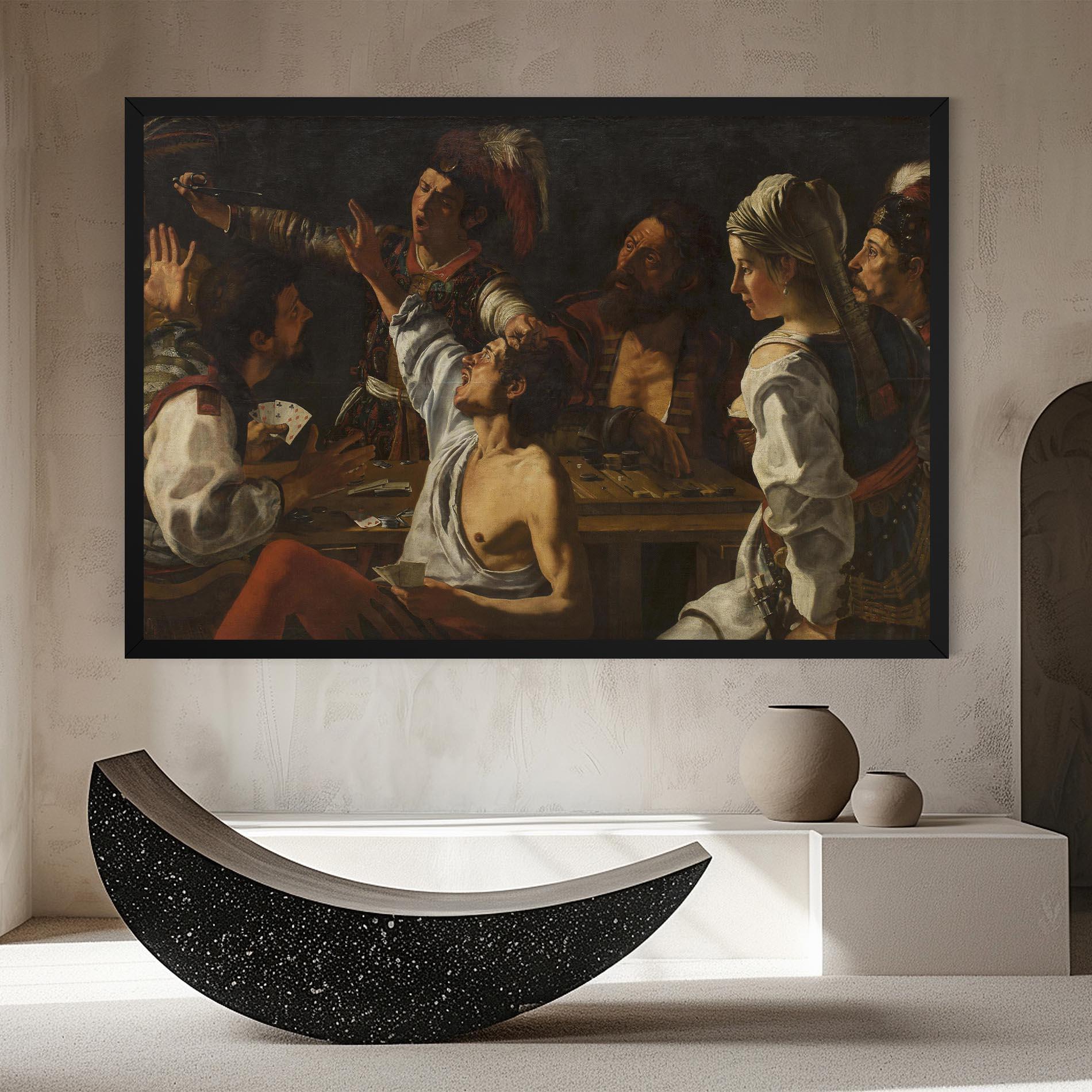 Картина на платно Rombouts Backgammon mockup 8