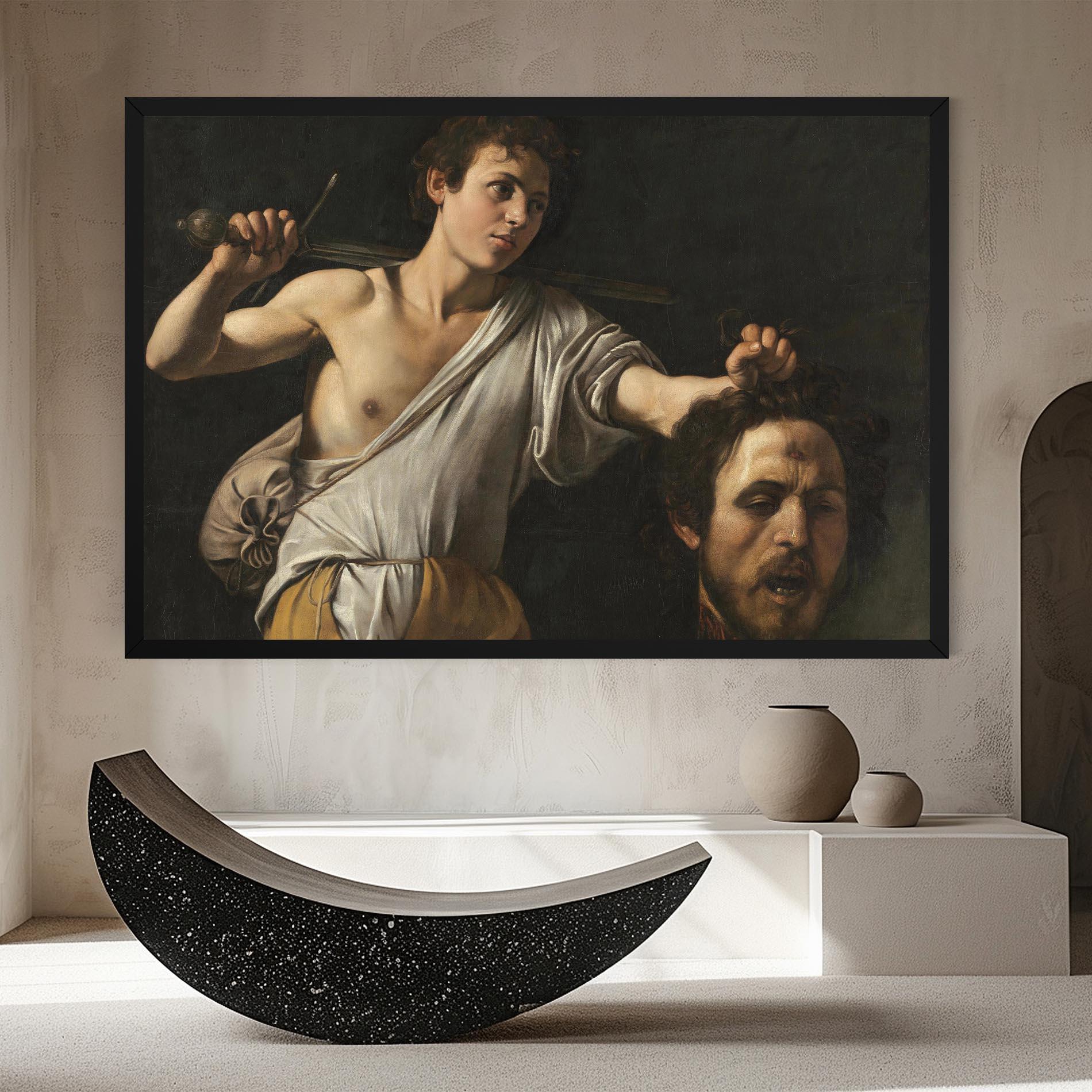 Картина на платно The Head Of Goliath mockup 8