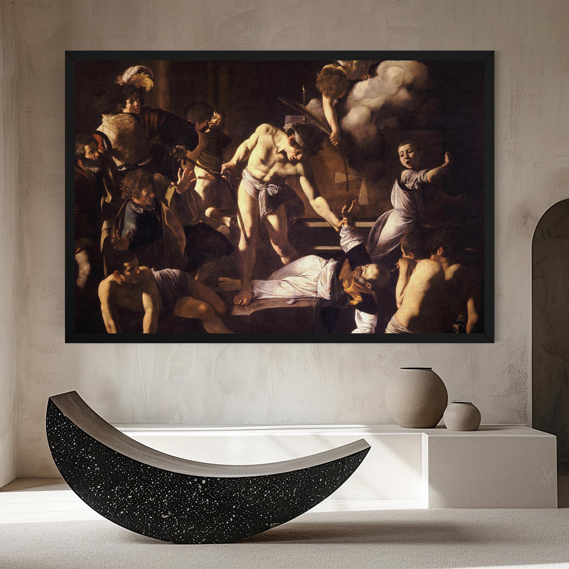 Картина на платно The Martyrdom mockup 8