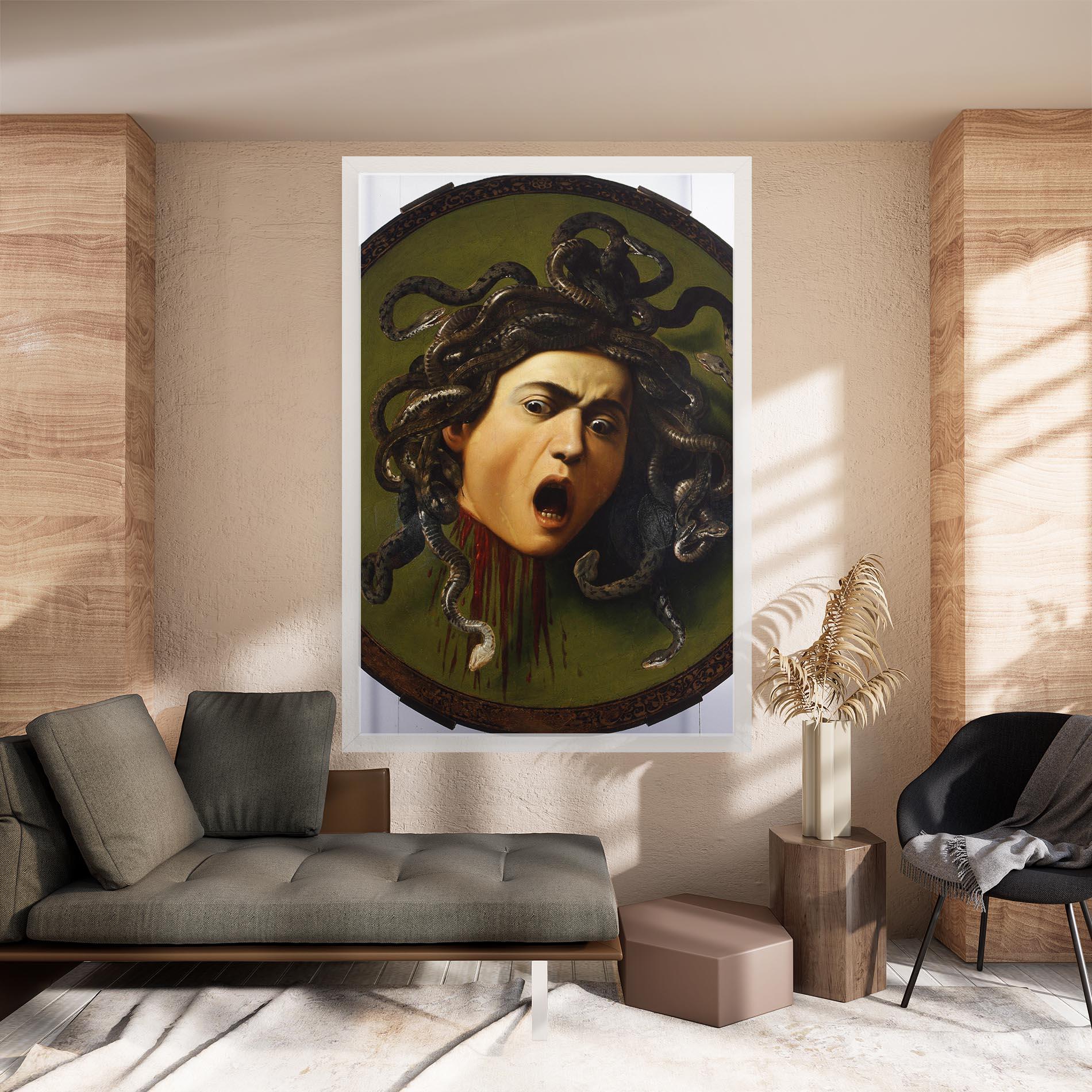 Картина на платно Caravaggio Medusa mockup 8