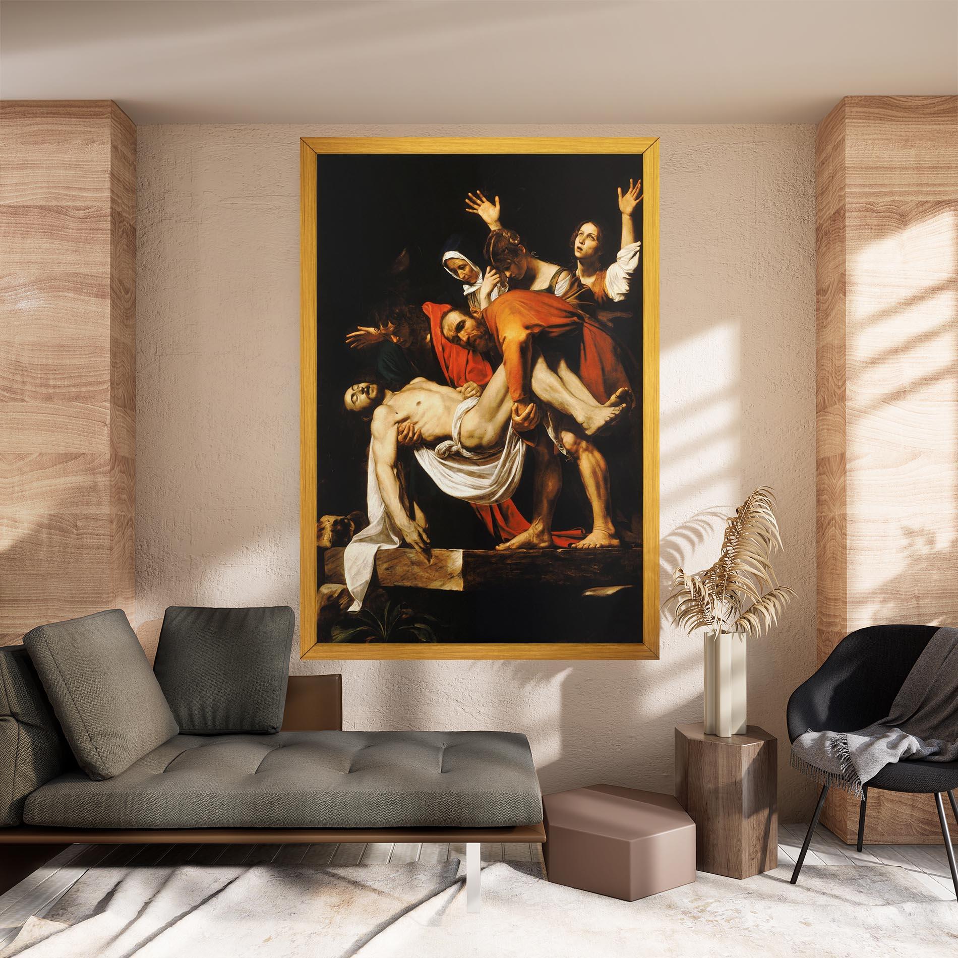 Картина на платно The Entombment Of Christ mockup 8