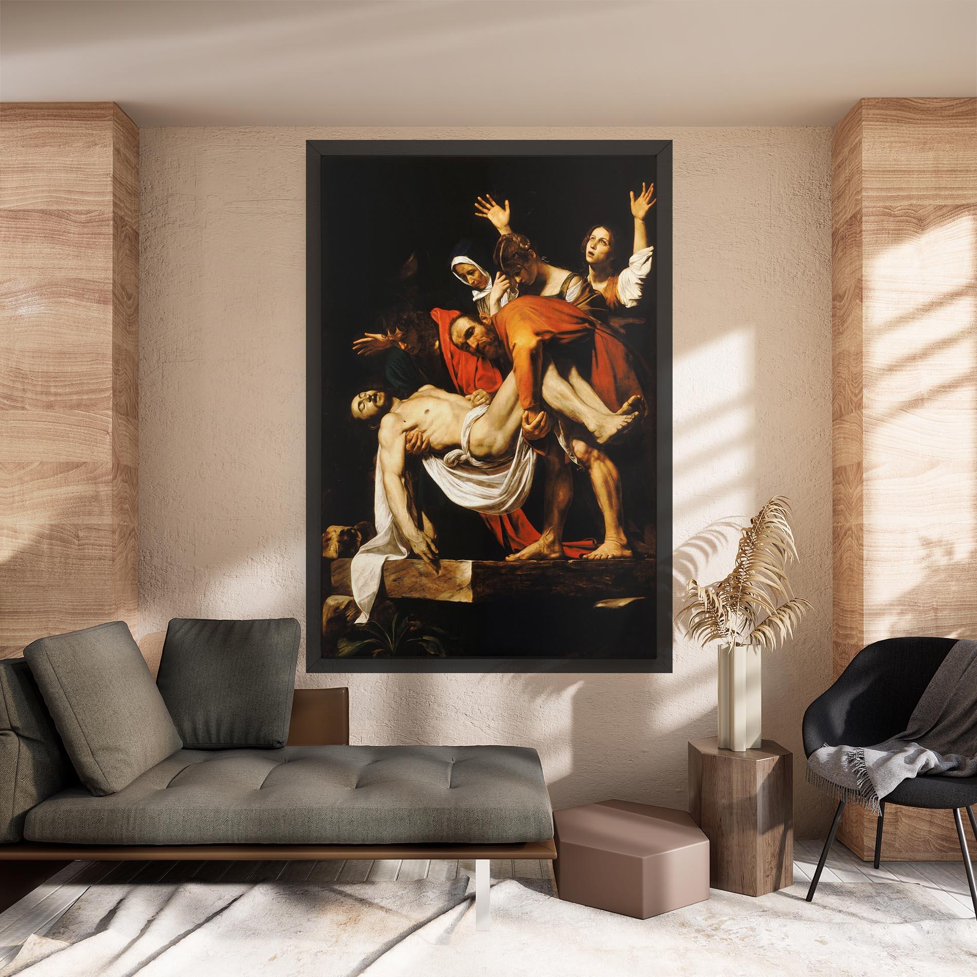 Картина на платно The Entombment Of Christ mockup 8