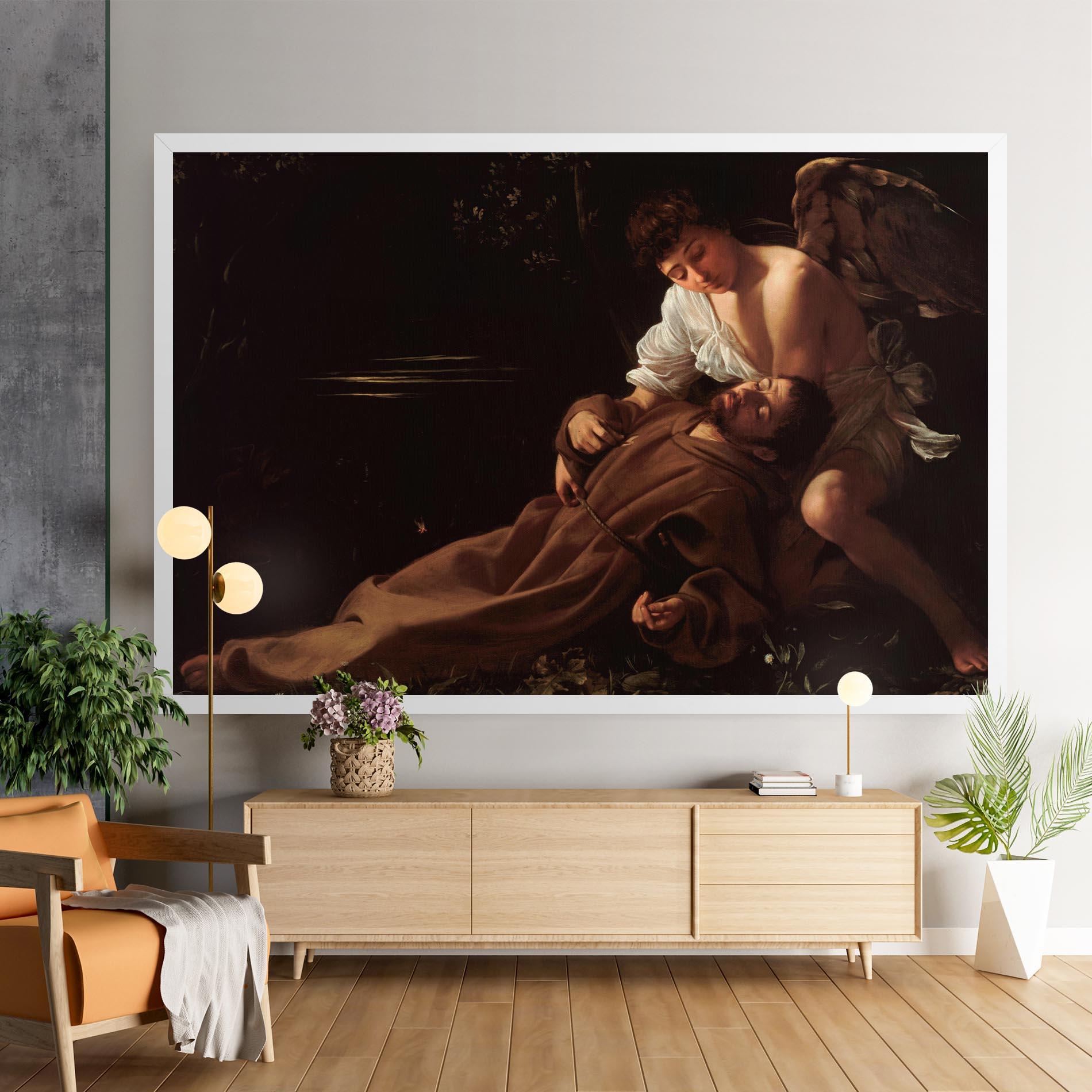 Картина на платно Francis Of Assisi In Ecstasy mockup 9