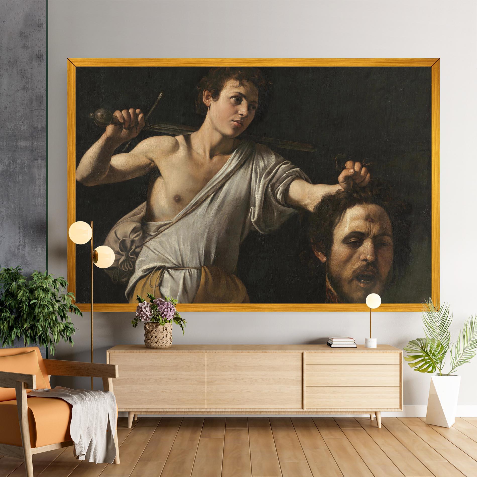 Картина на платно The Head Of Goliath mockup 9