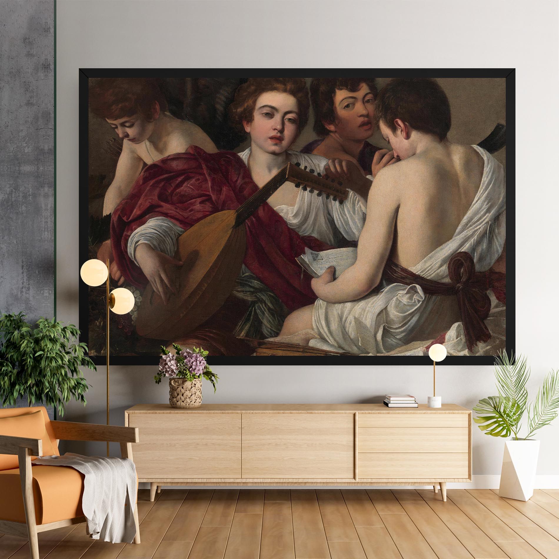 Caravaggio Musici mockup 9