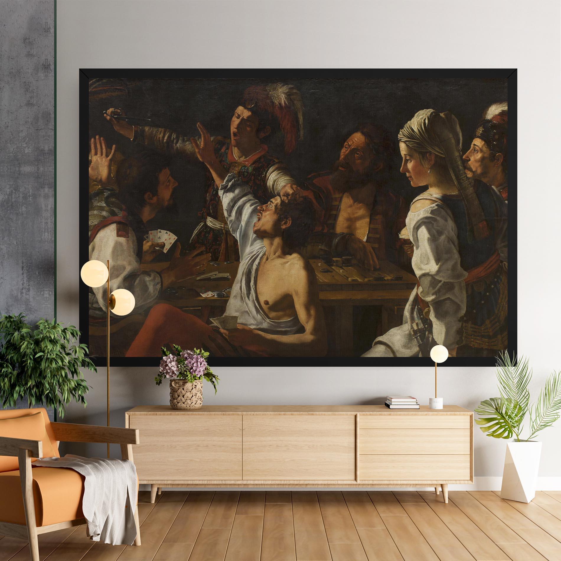 Картина на платно Rombouts Backgammon mockup 9