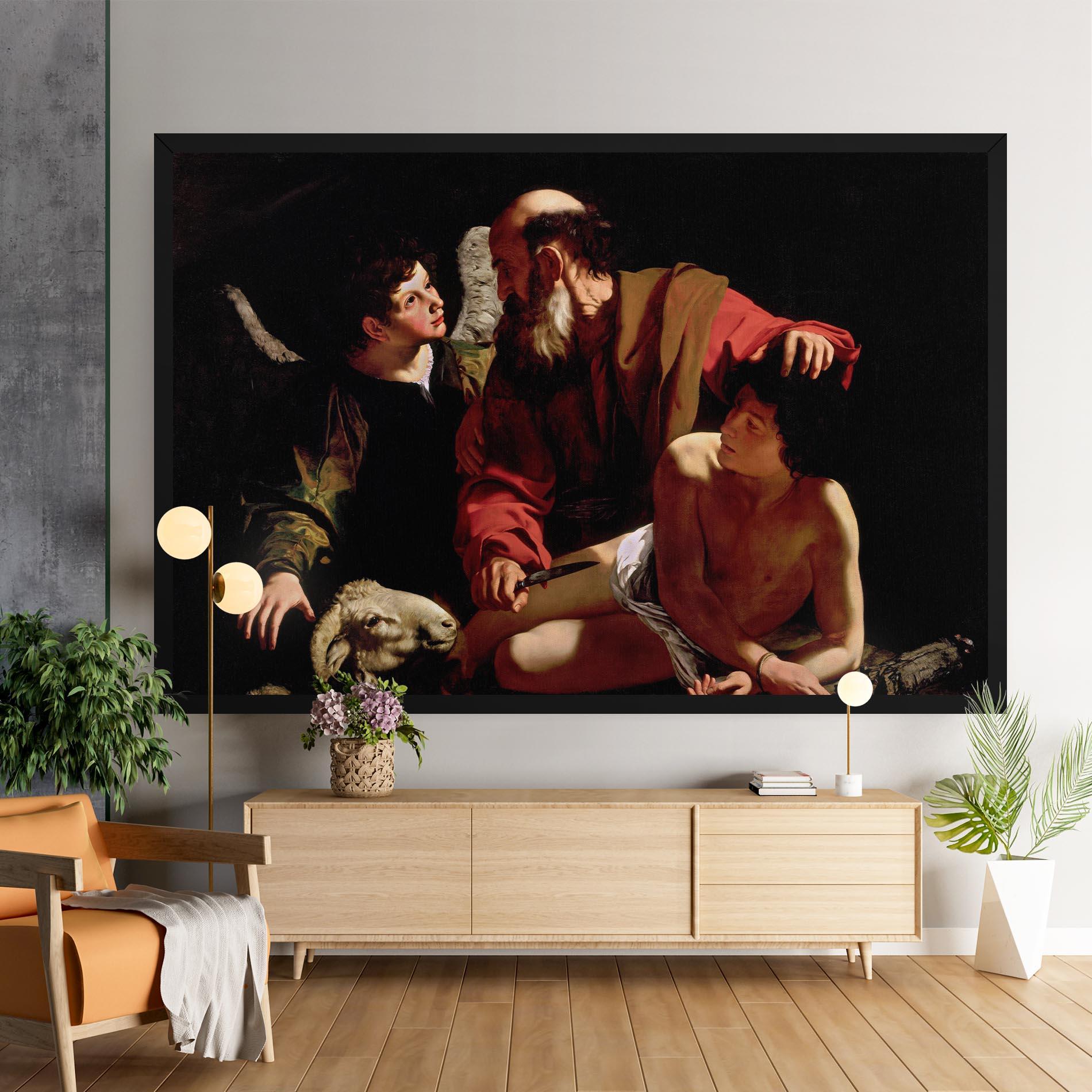 Картина на платно Sacrifice Of Isaac mockup 9