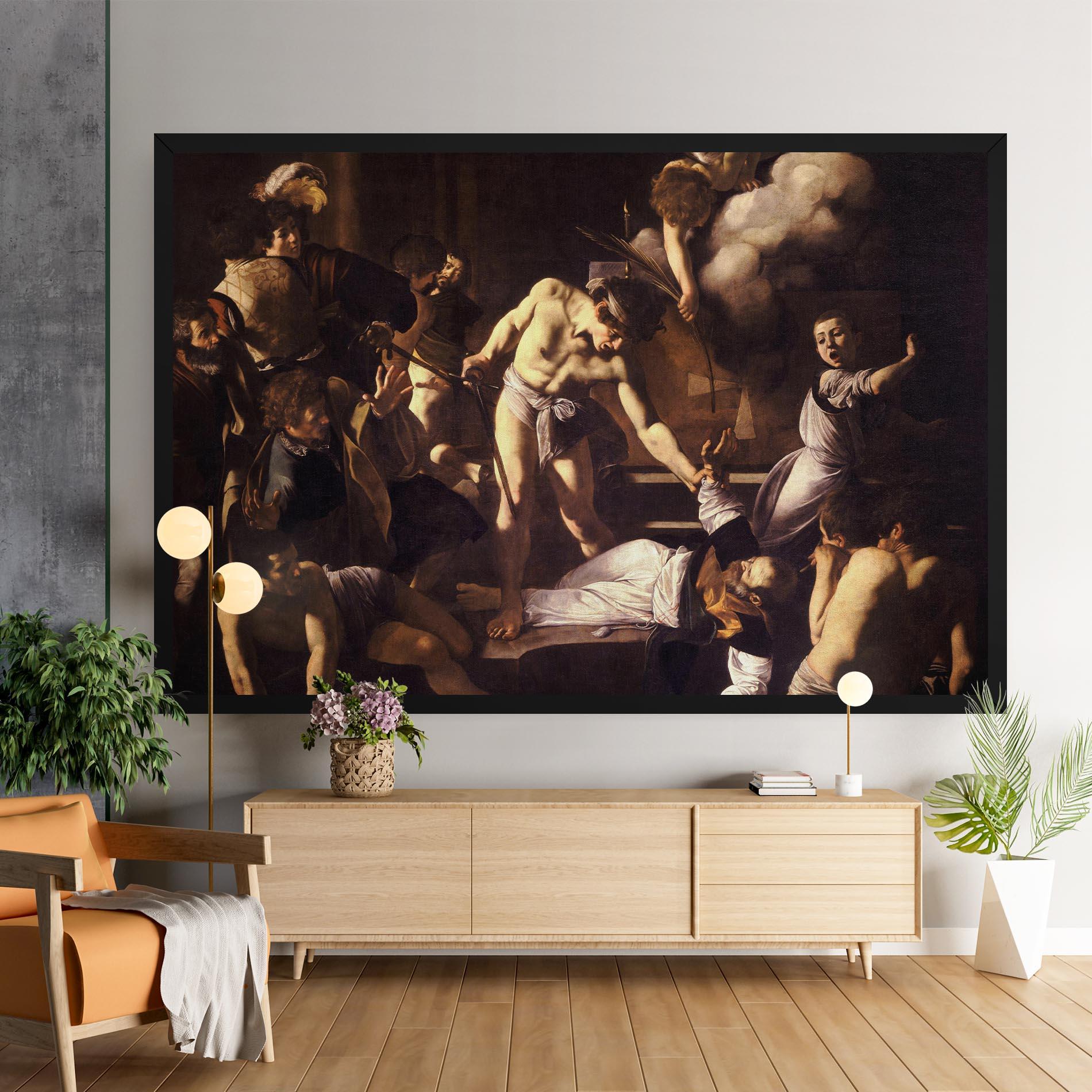 Картина на платно The Martyrdom mockup 9