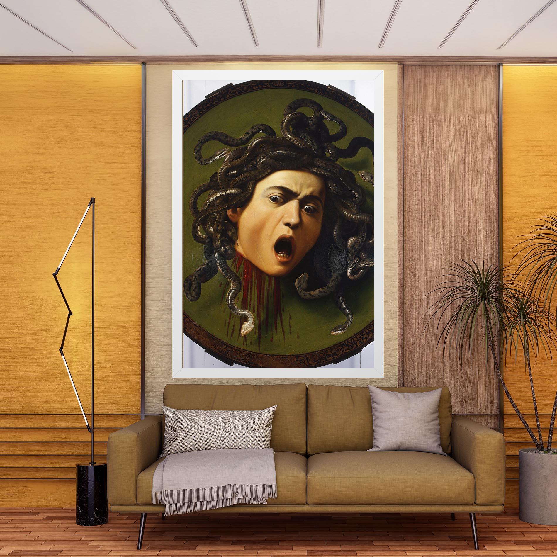 Картина на платно Caravaggio Medusa mockup 9