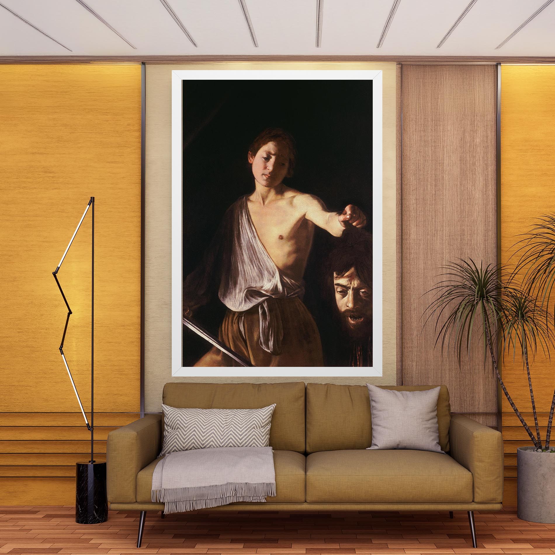 David With The Head Of Goliath mockup 9