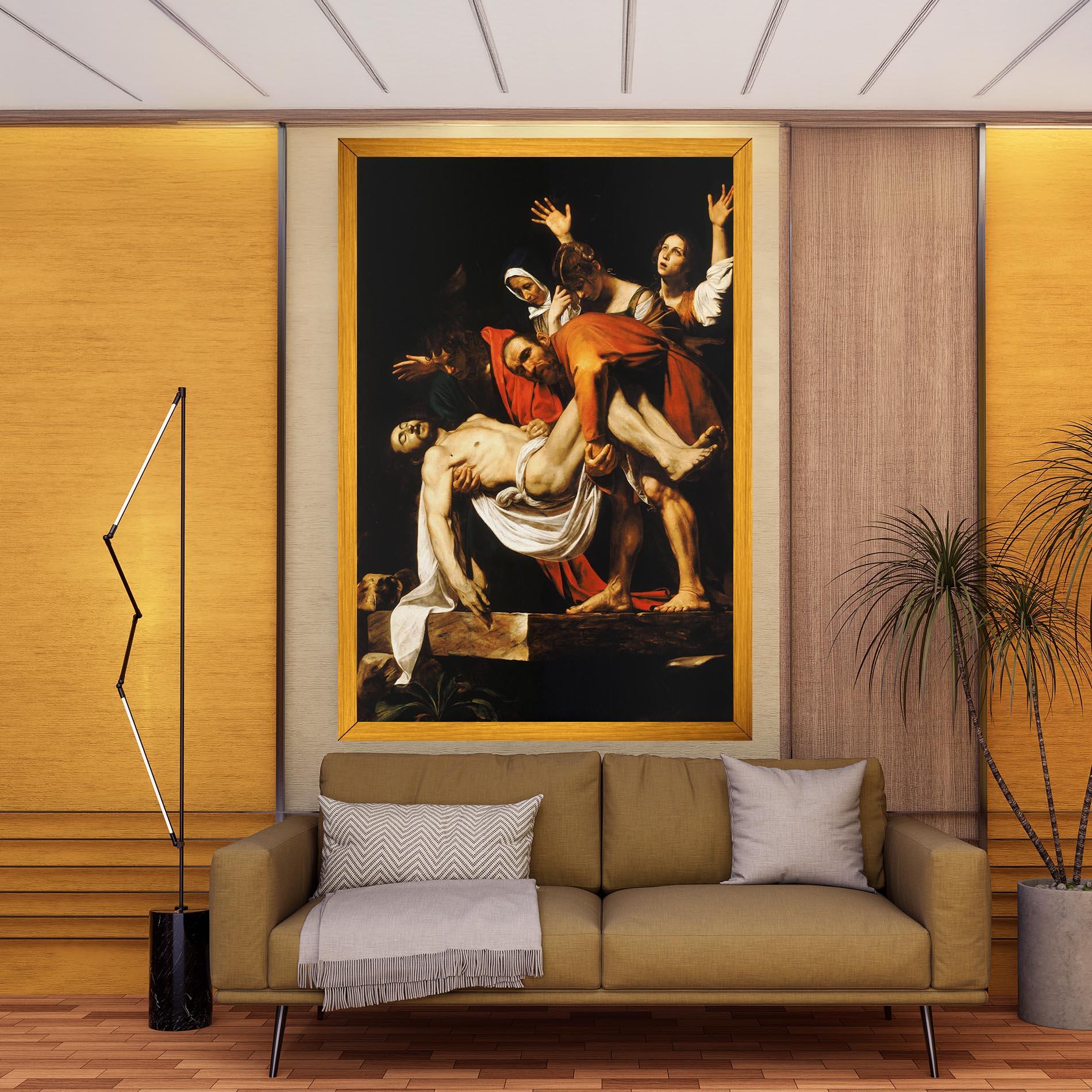 Картина на платно The Entombment Of Christ mockup 9