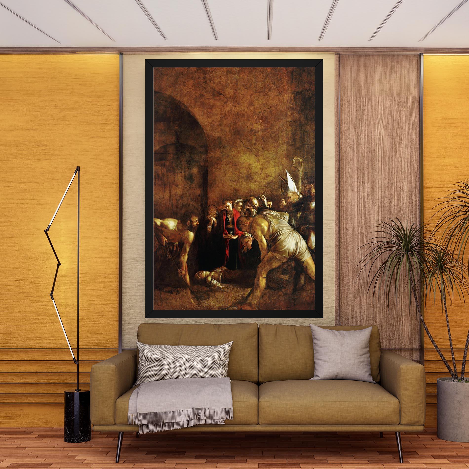 Картина на платно Burial Of Saint Lucy mockup 9