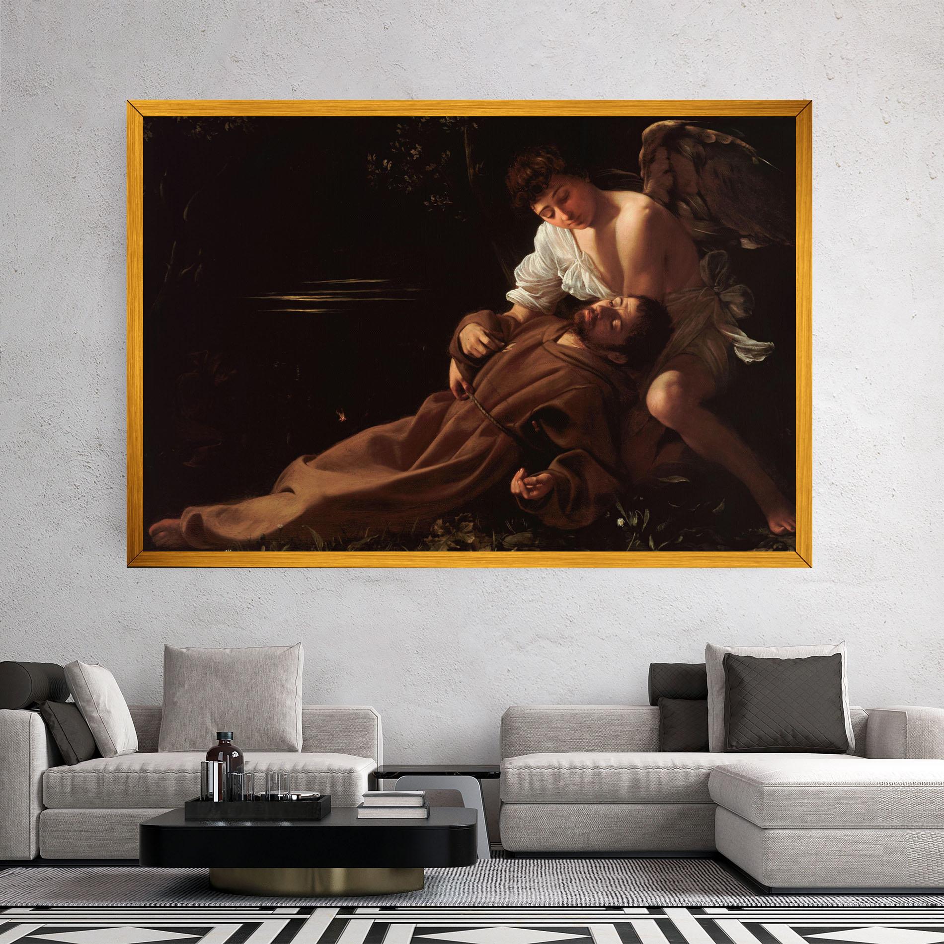 Картина на платно Francis Of Assisi In Ecstasy mockup 2