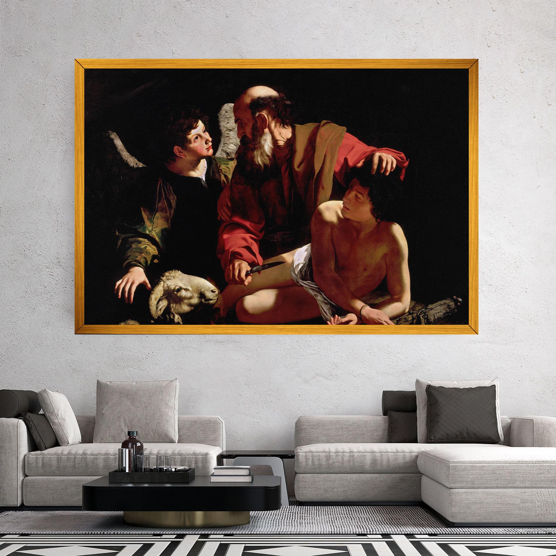 Картина на платно Sacrifice Of Isaac mockup 2