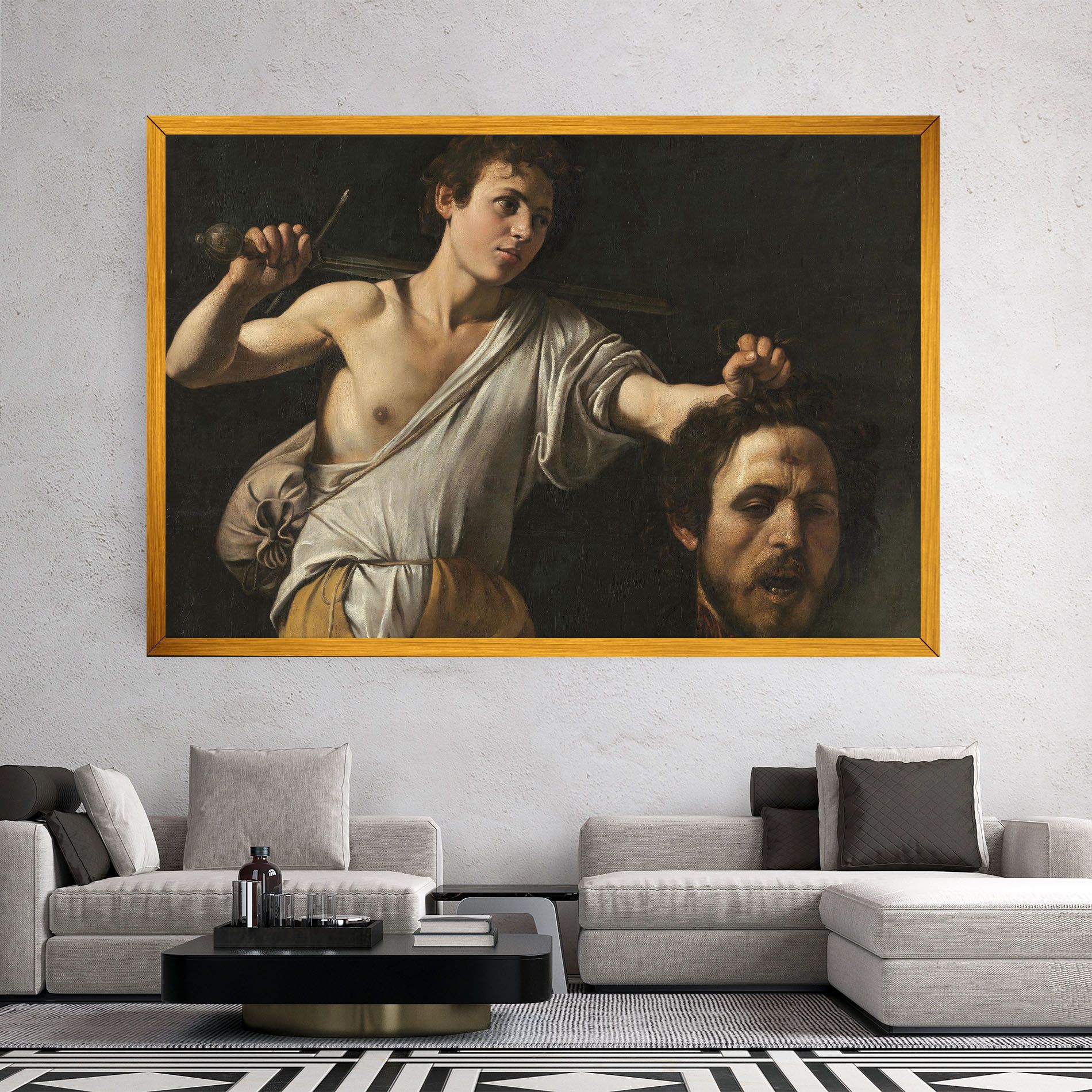 The Head Of Goliath mockup 2