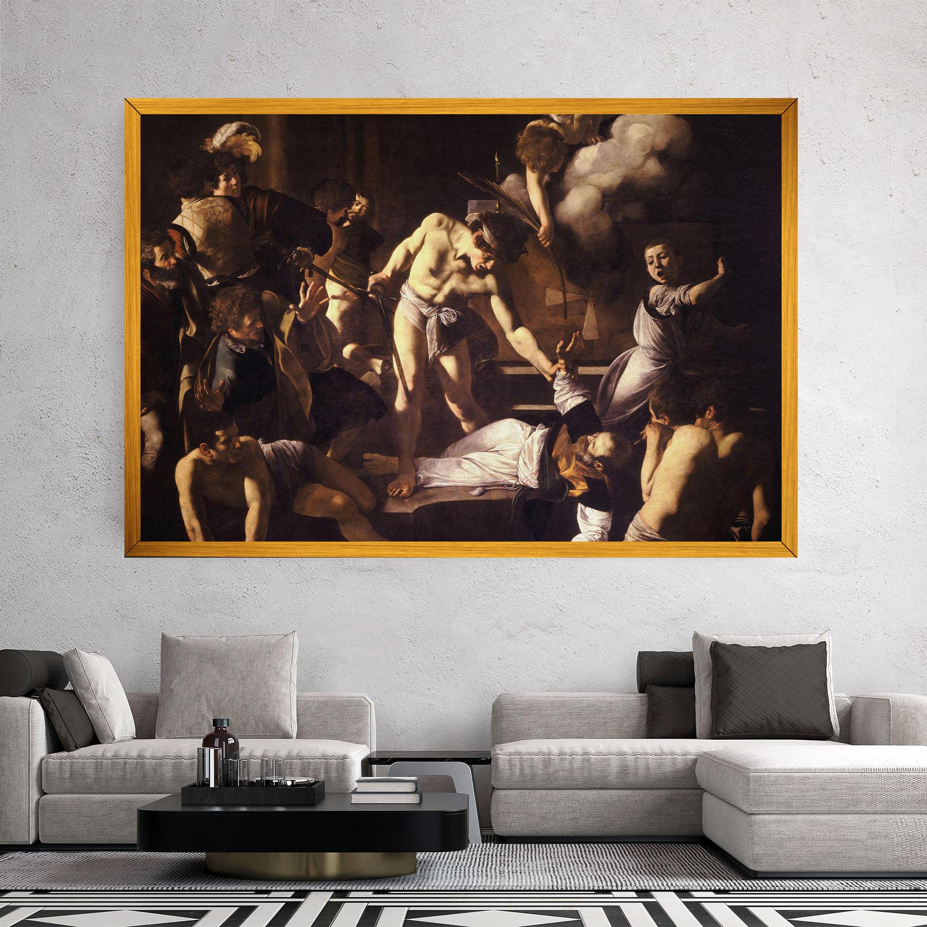 Картина на платно The Martyrdom mockup 2