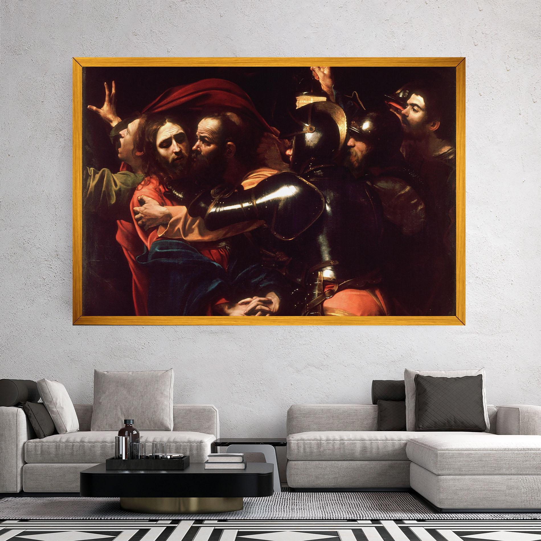 Картина на платно The Taking Of Christ mockup 2