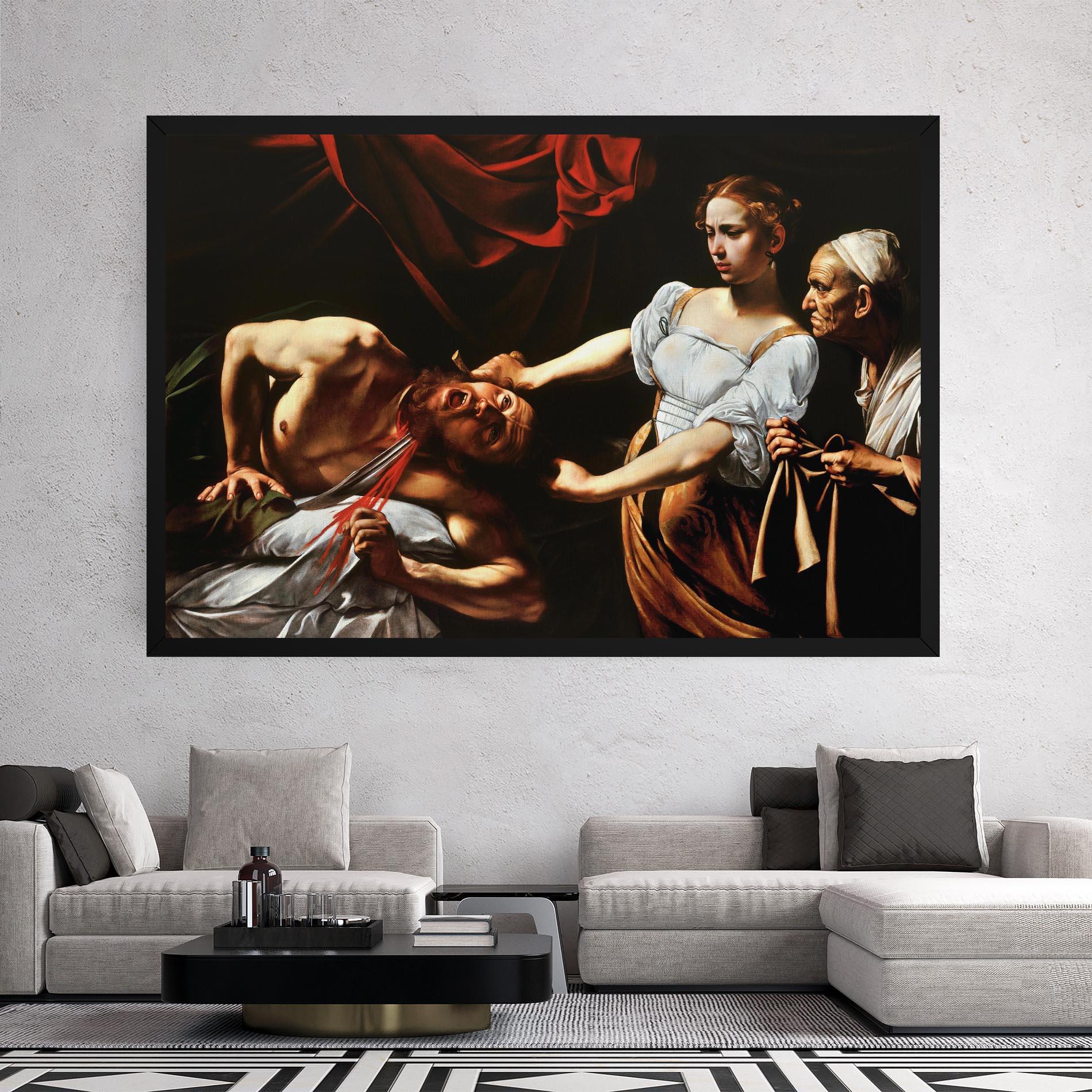 Картина на платно Judith Beheading mockup 2