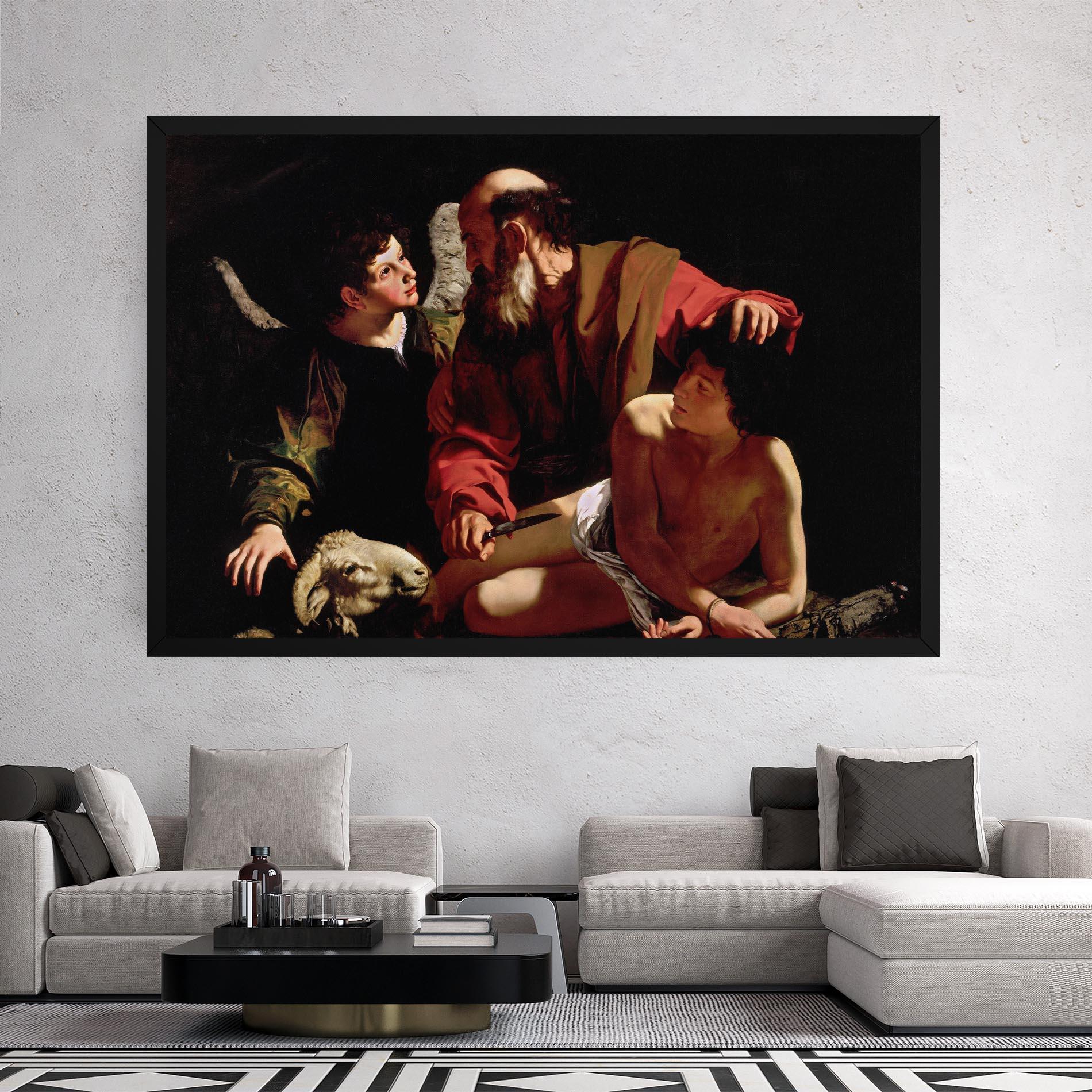 Картина на платно Sacrifice Of Isaac mockup 2