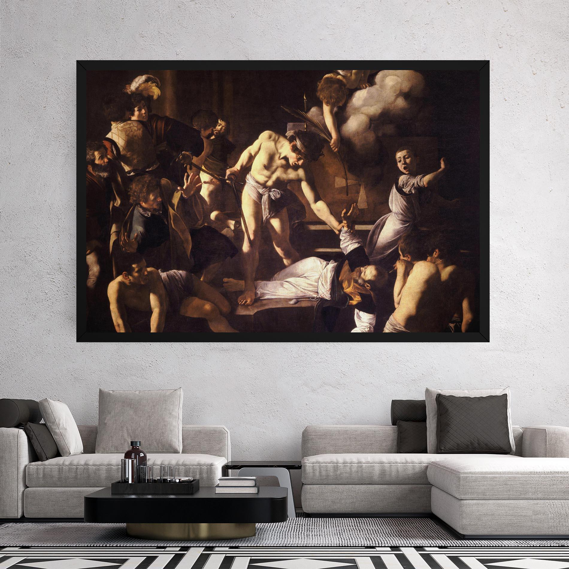 Картина на платно The Martyrdom mockup 2