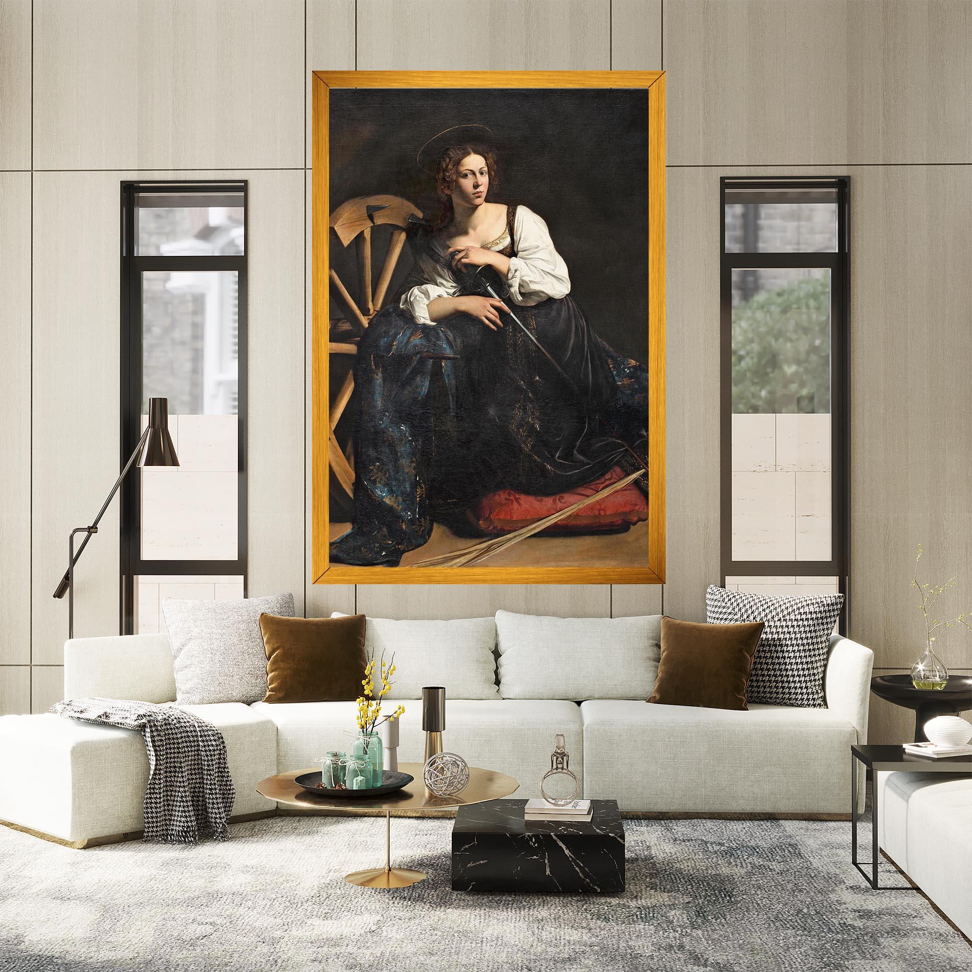 Картина на платно Saint Catherine Of Alexandria mockup 2