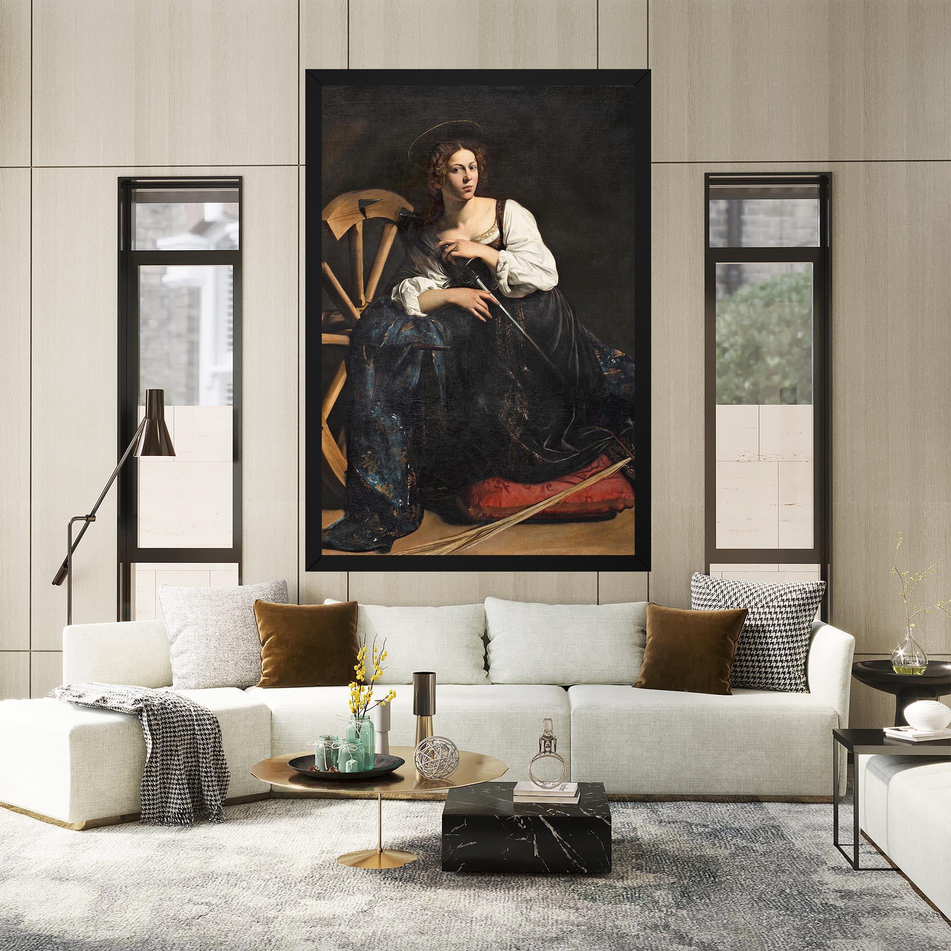 Картина на платно Saint Catherine Of Alexandria mockup 2