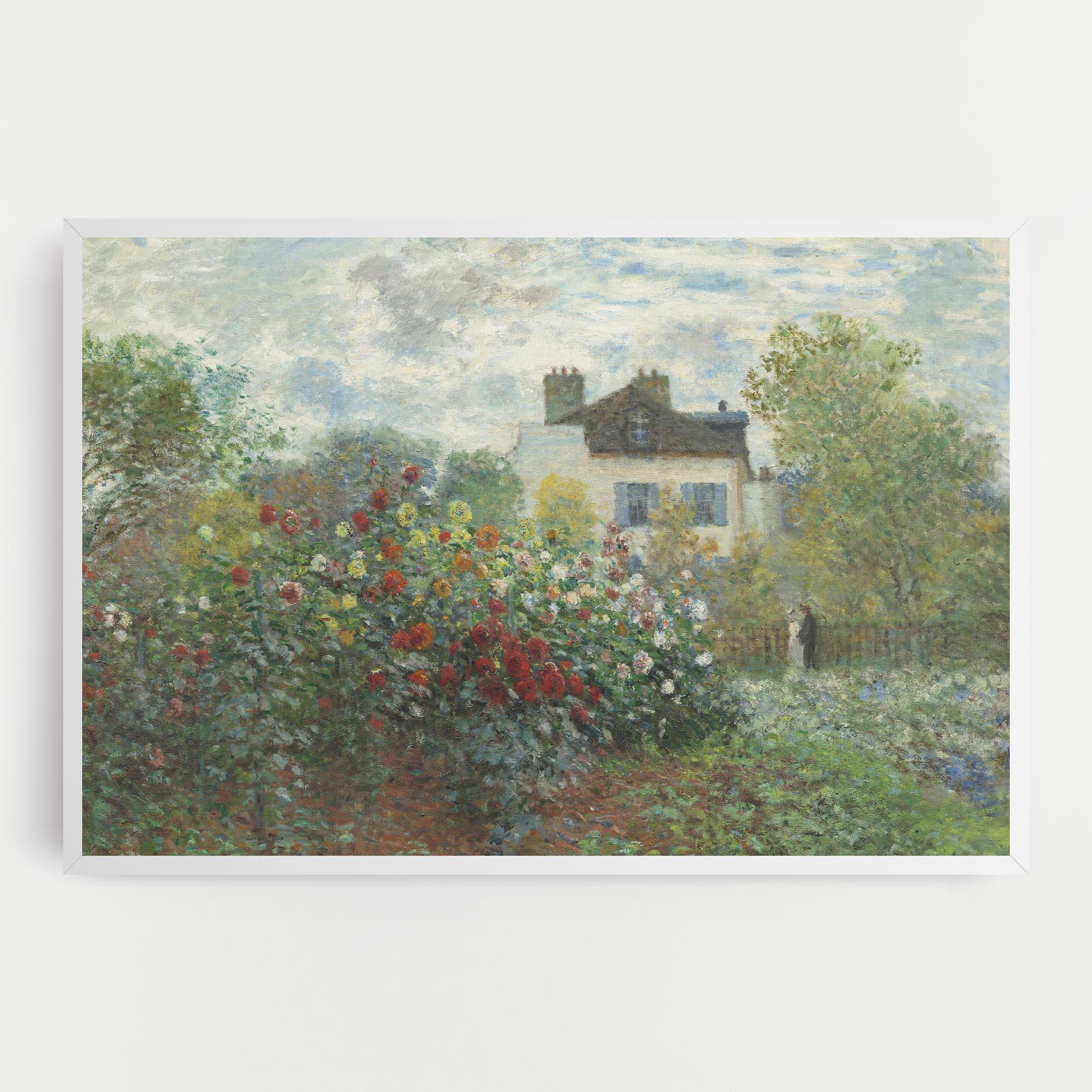 Картина на платно Garden In Argenteuilt mockup 0