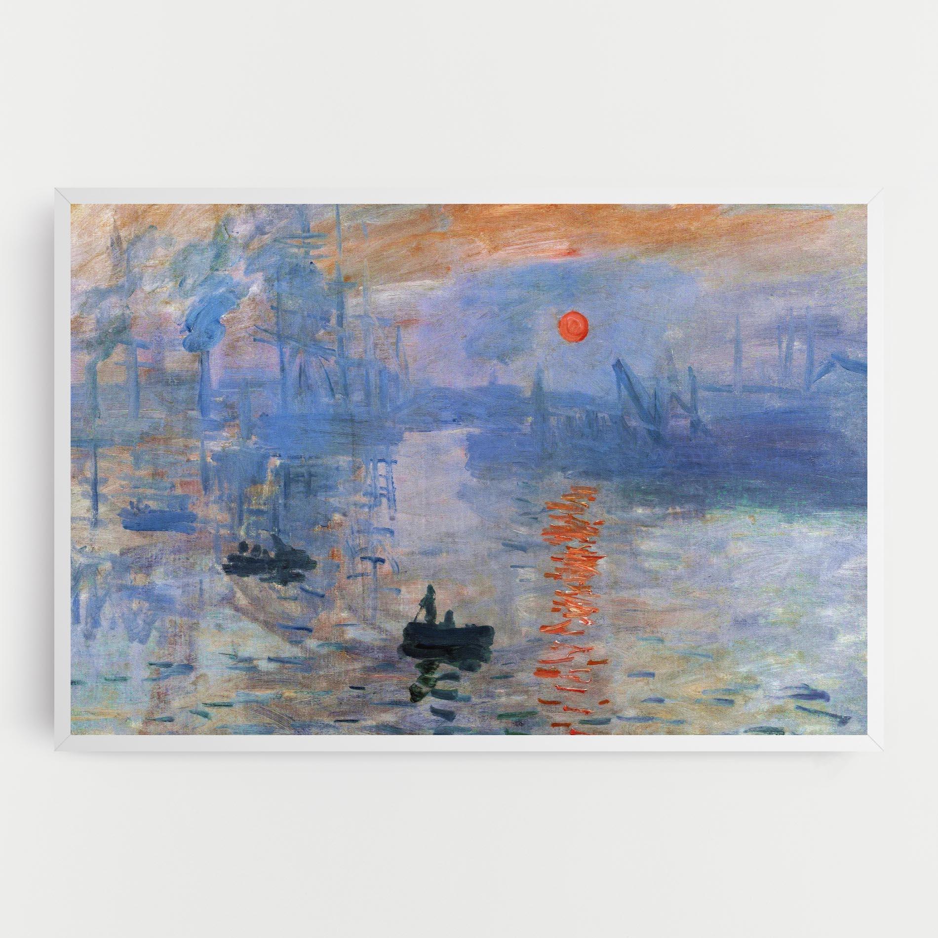 Картина на платно Monet Impressionist mockup 0
