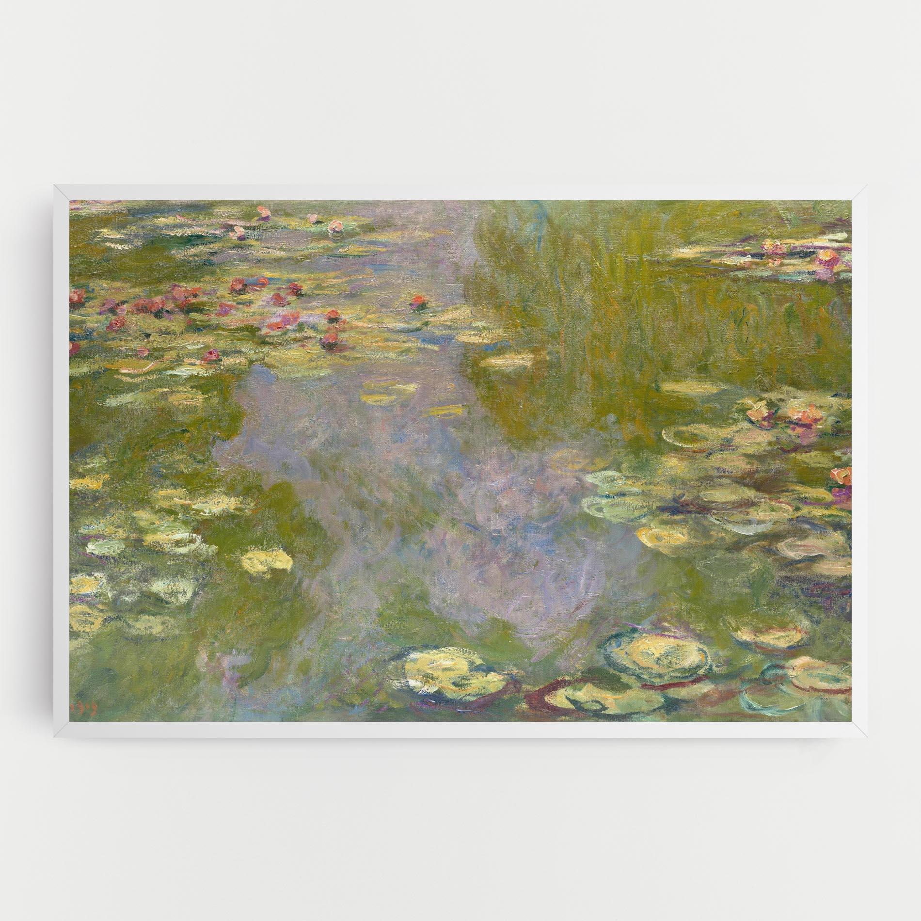 Картина на платно Water Lilies Monet mockup 0