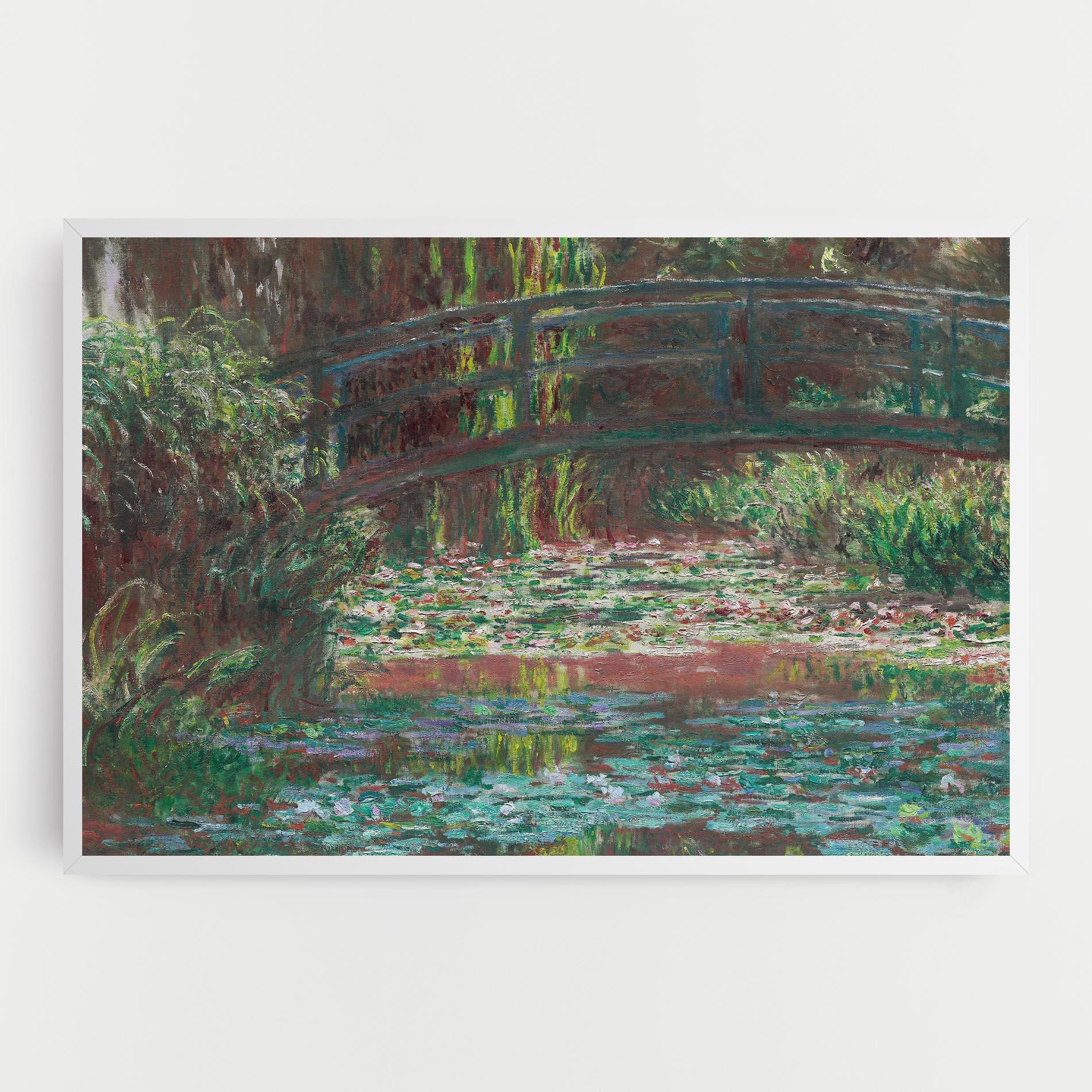 Картина на платно Water Lily Pond mockup 0