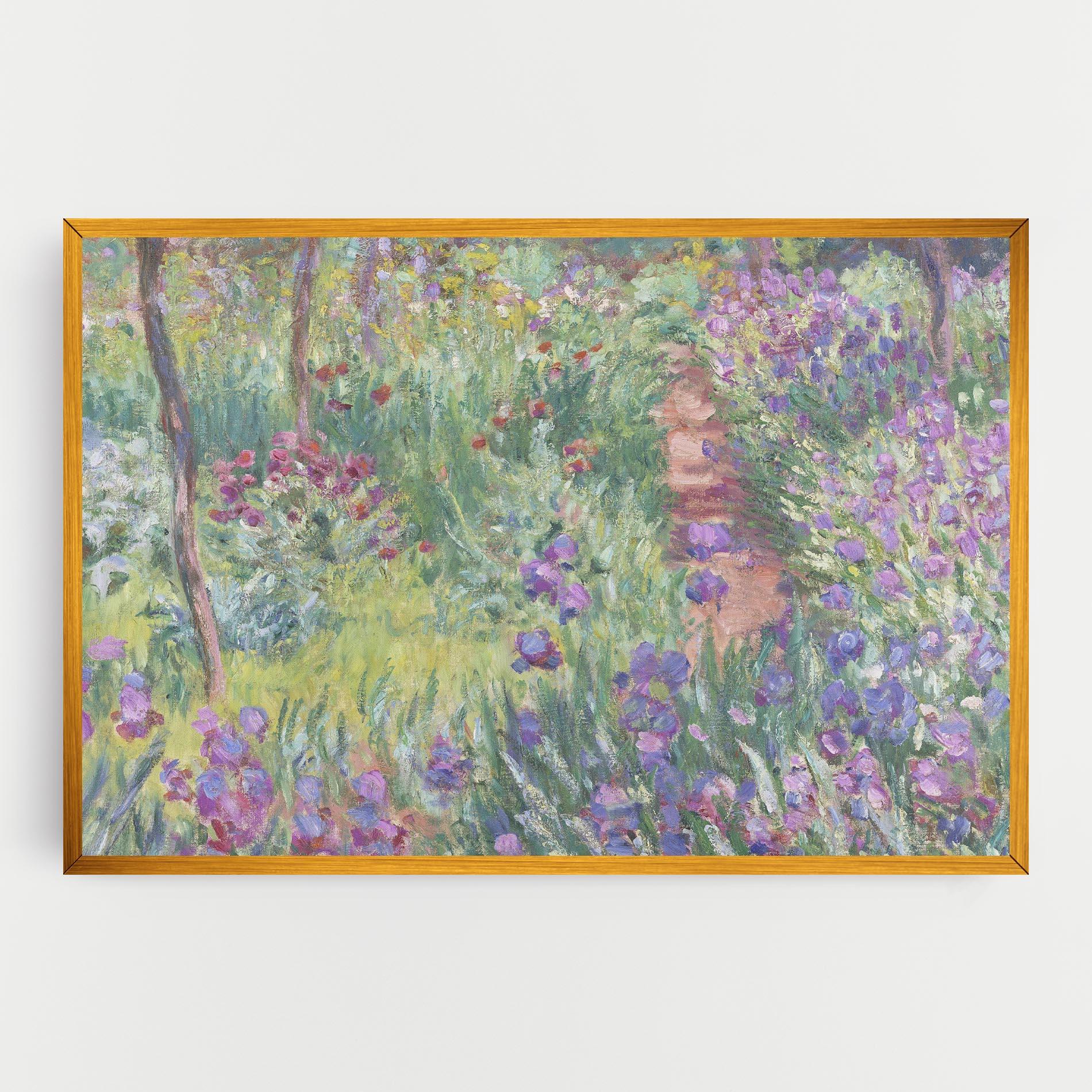 Картина на платно Garden In Giverny mockup 0