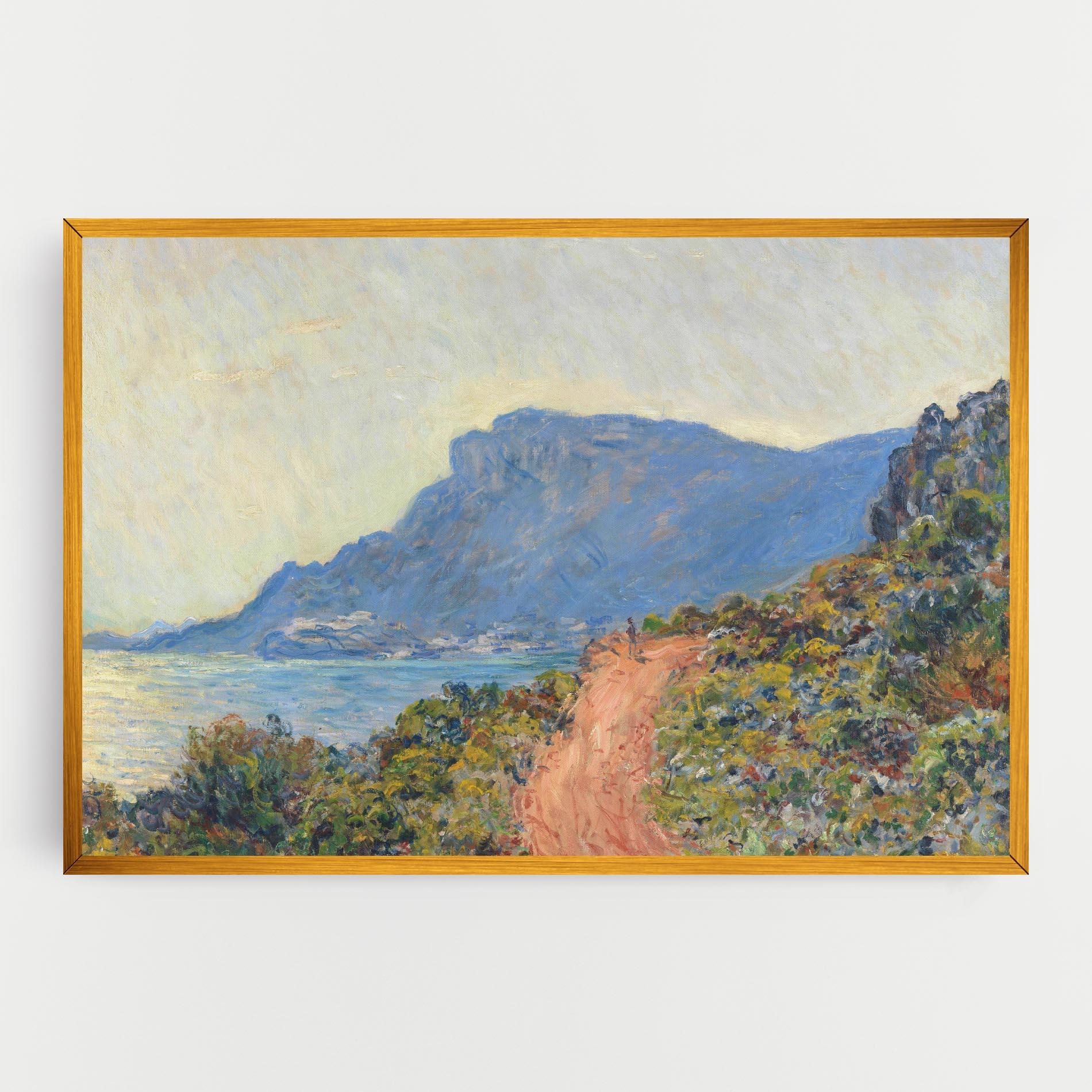 Картина на платно Near Monaco mockup 0