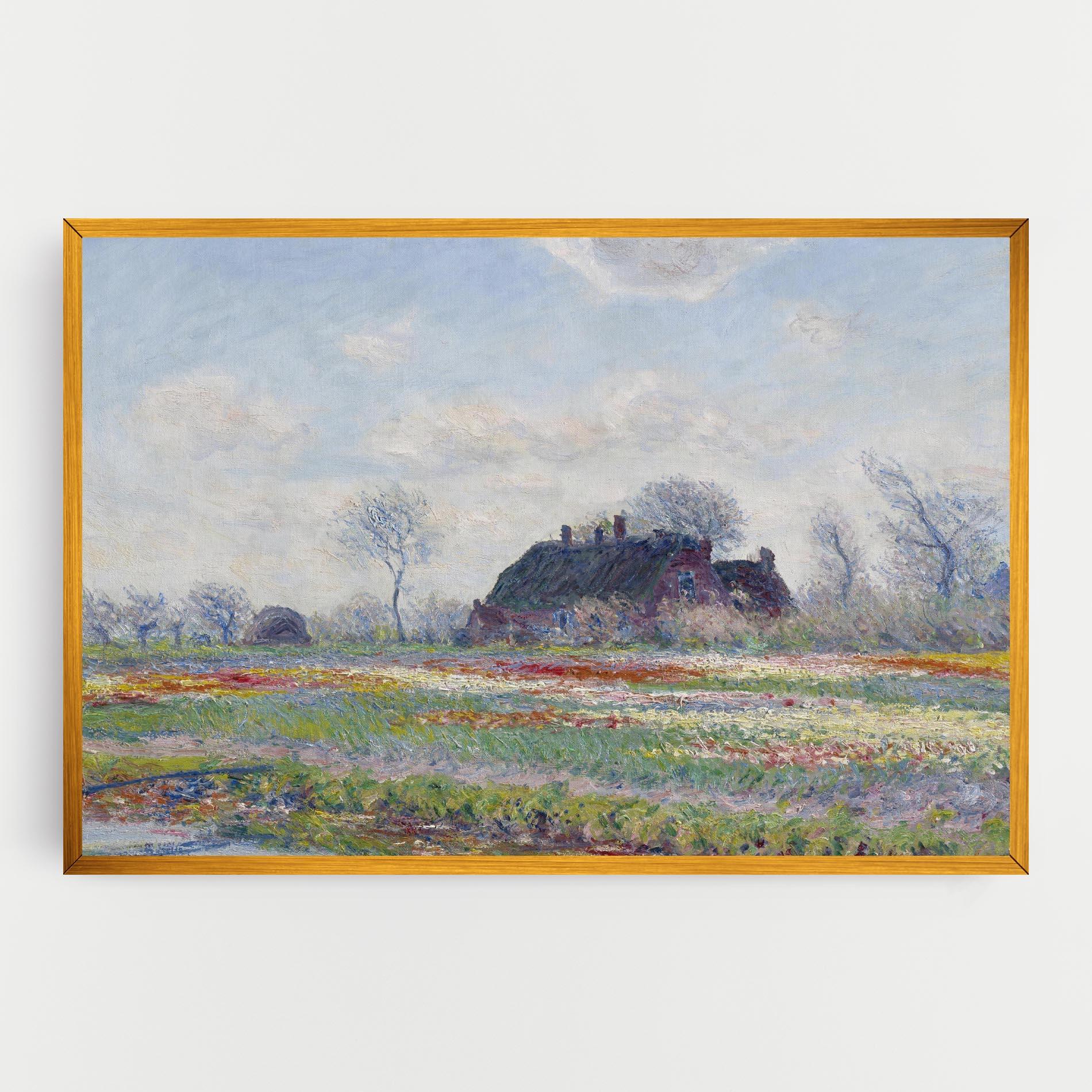 Картина на платно Tulip Fields At Sassenheim mockup 0