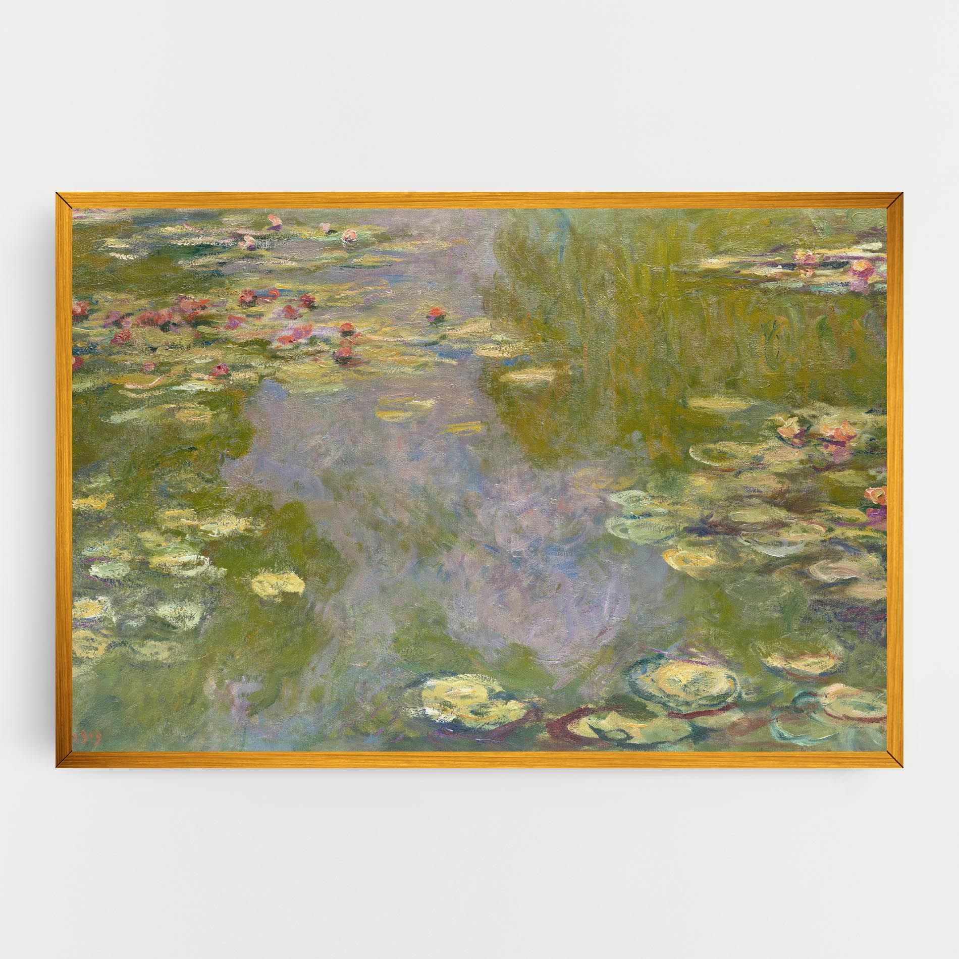 Water Lilies Monet mockup 0