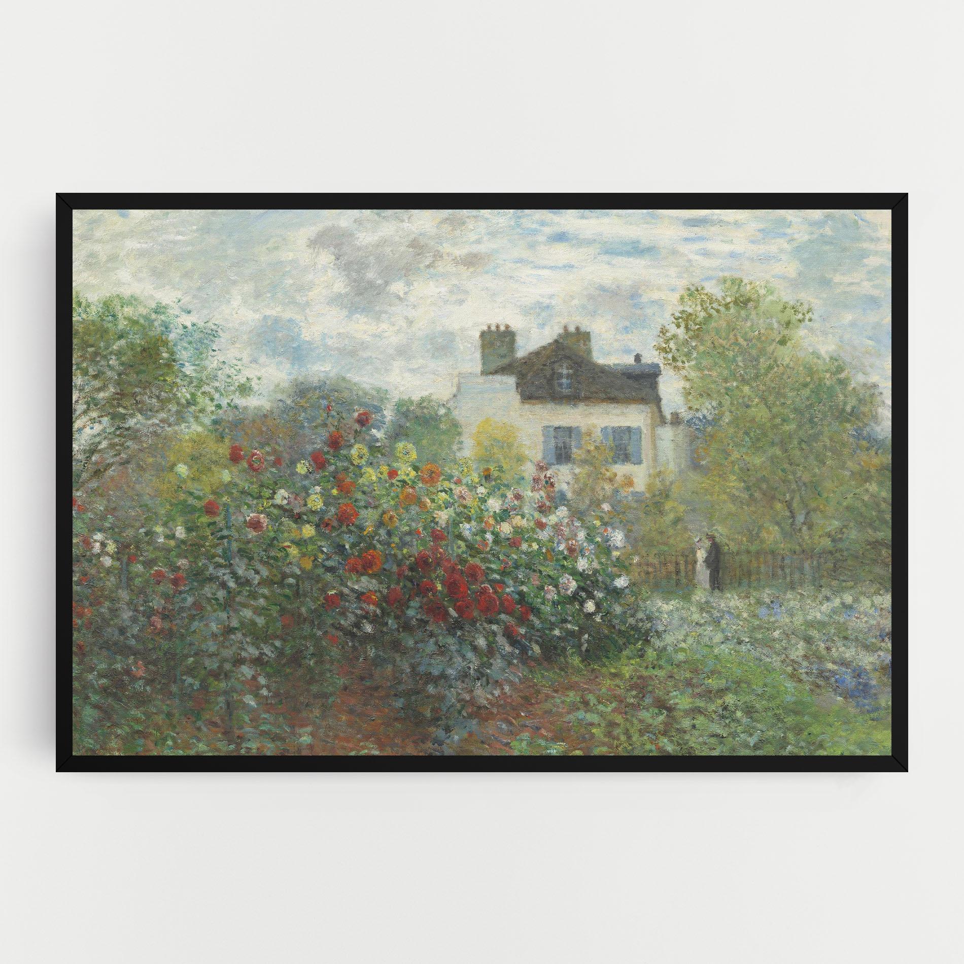 Картина на платно Garden In Argenteuilt mockup 0