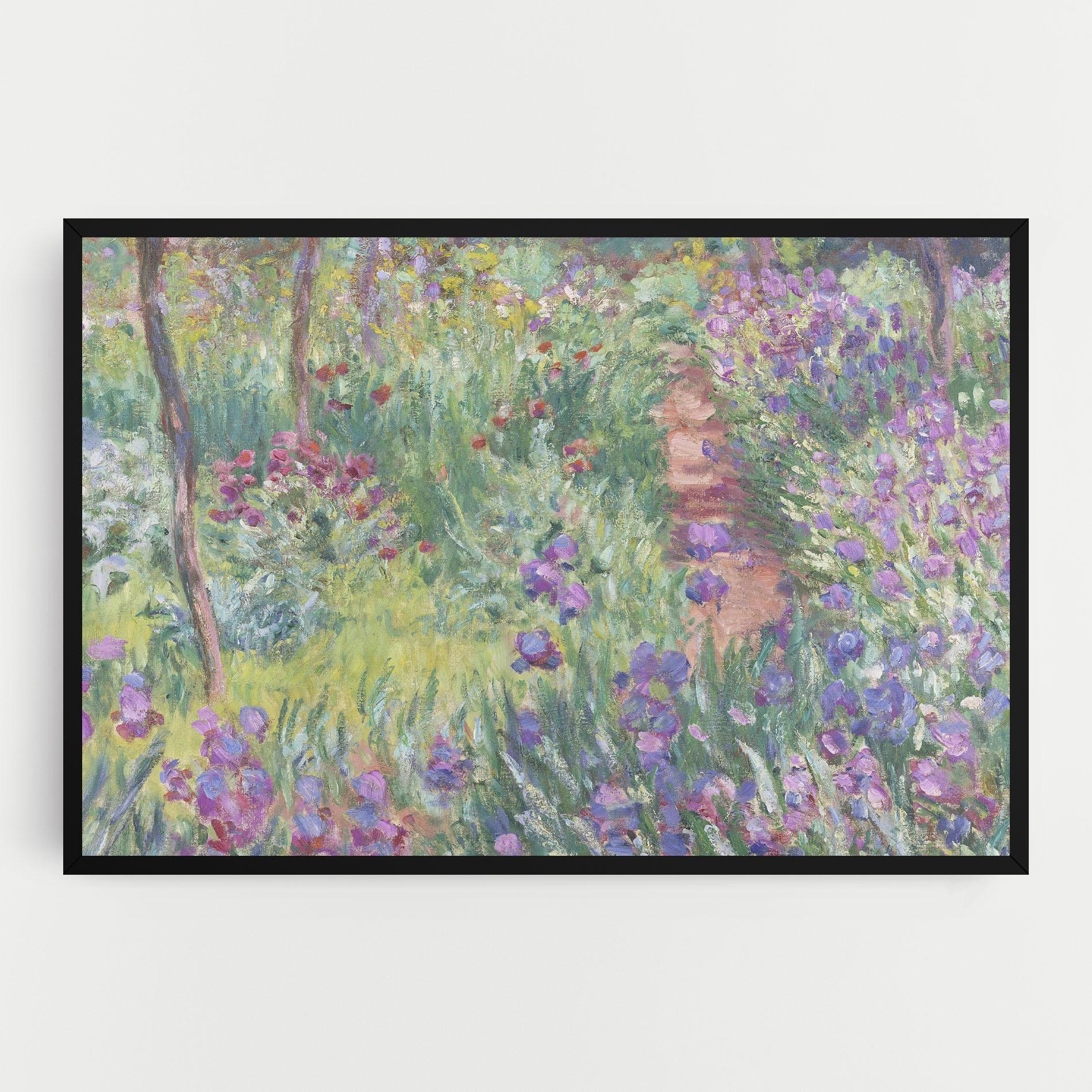 Картина на платно Garden In Giverny mockup 0